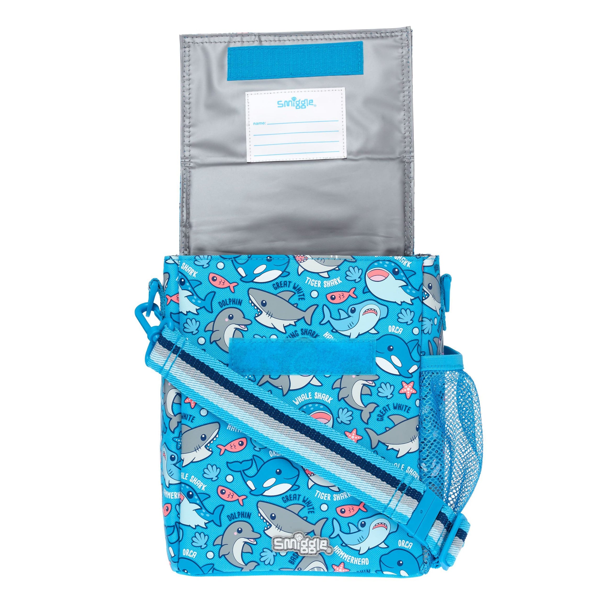 Smiggle - Up & Down Minik İsimlikli Beslenme Çantası-Dinossi