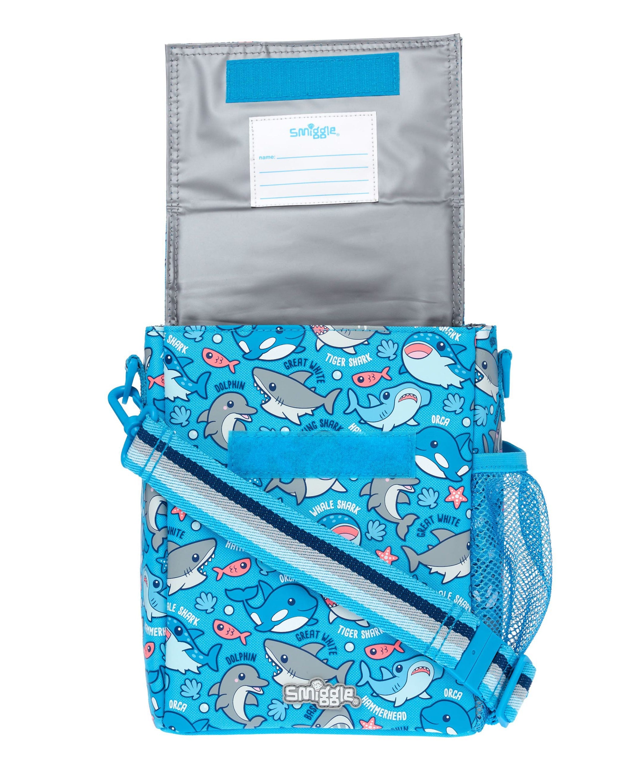 Smiggle - Up & Down Minik İsimlikli Beslenme Çantası-Dinossi