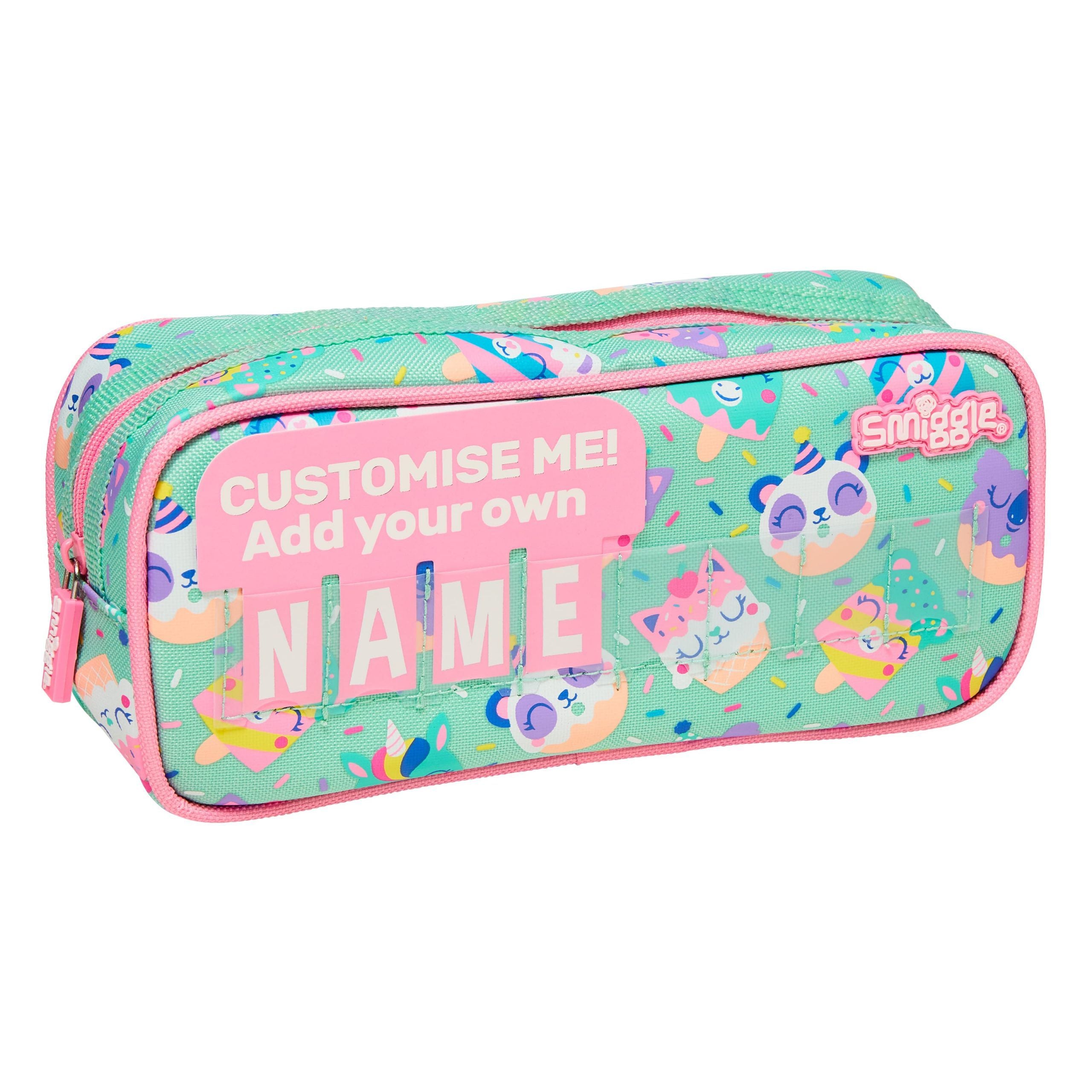 Smiggle - Cloud Nine Junior İsimlikli Cruiser Kalem Kutusu-Dinossi