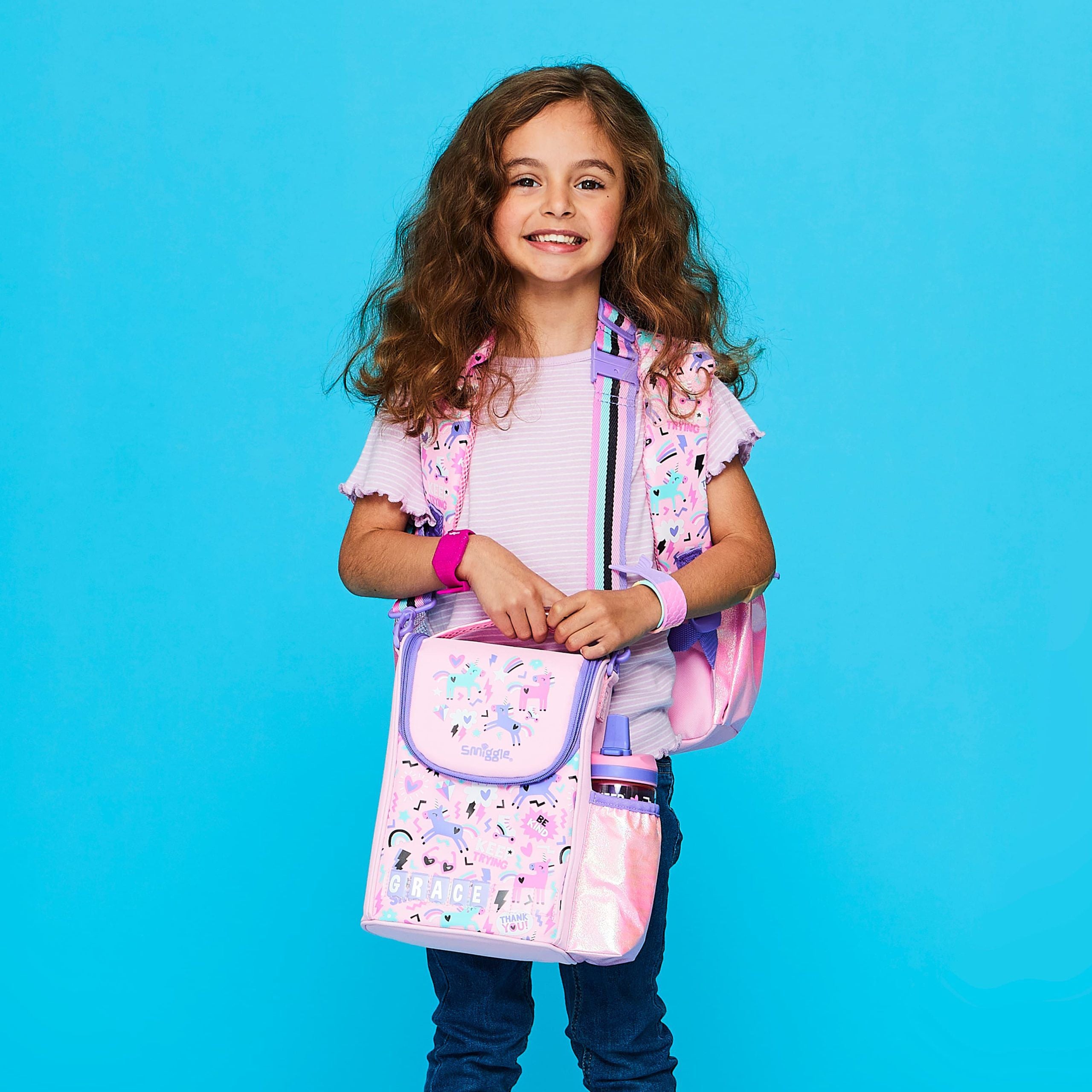 Smiggle - Cloud Nine Junior İsimlikli Beslenme Çantası-Dinossi