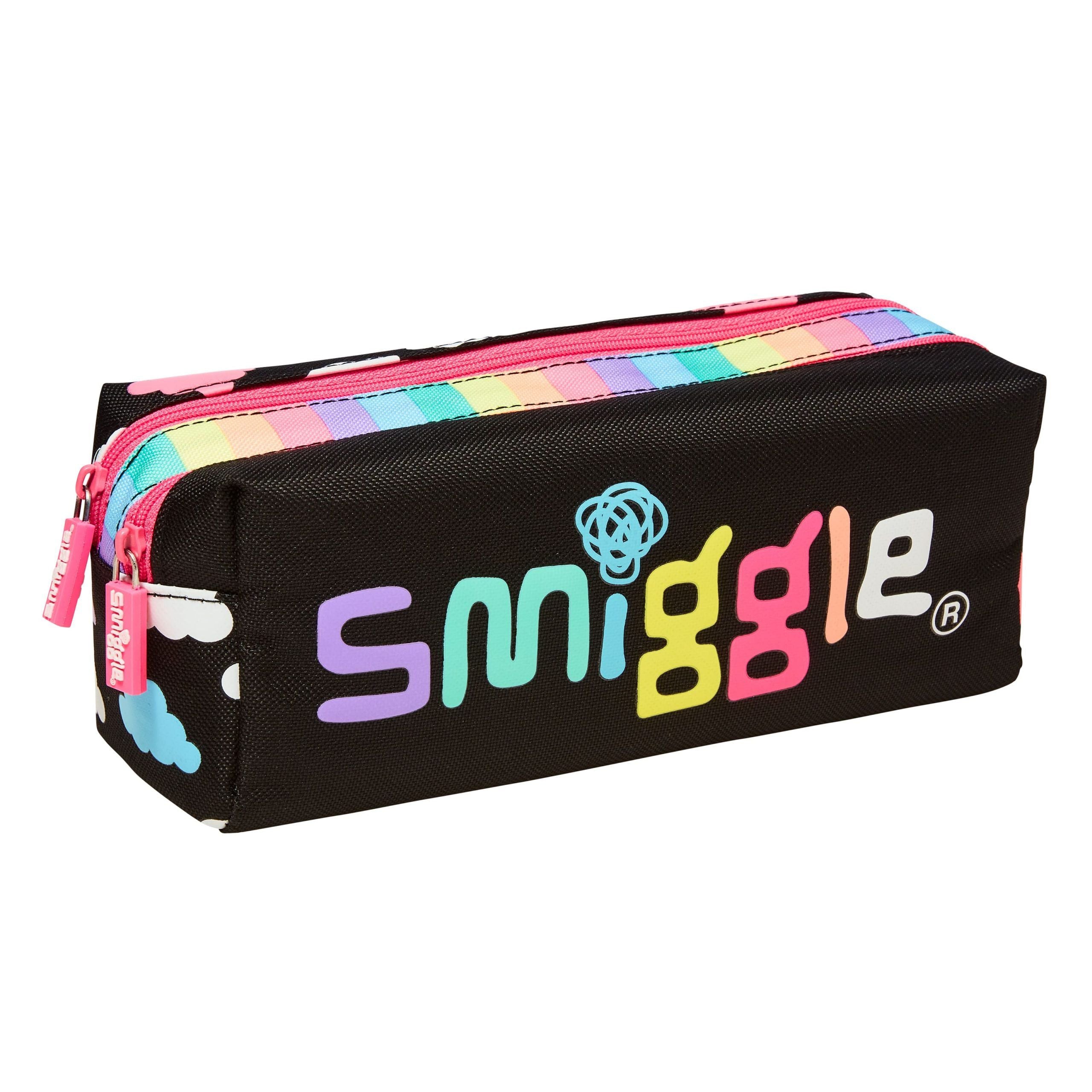 Smiggle - Peppy Çift Gözlü Klasik Kalem Kutusu-Dinossi