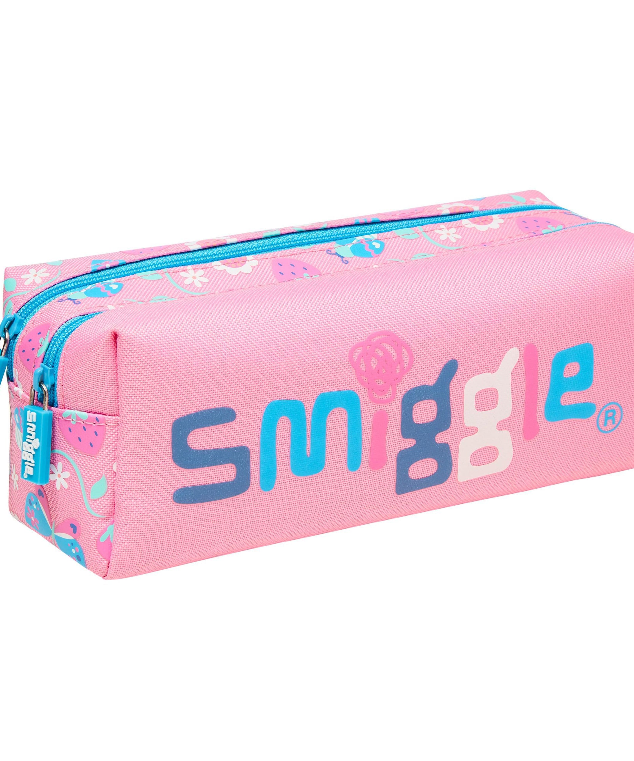 Smiggle - Peppy Çift Gözlü Klasik Kalem Kutusu-Dinossi