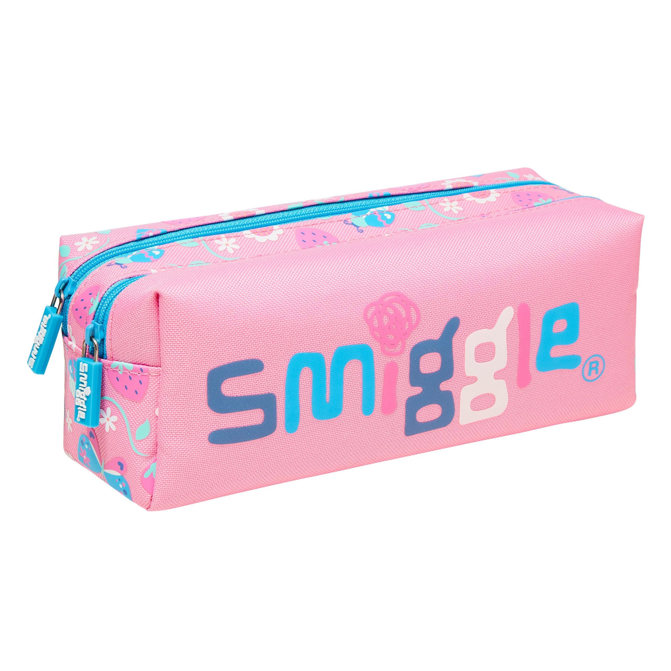 Smiggle - Peppy Çift Gözlü Klasik Kalem Kutusu-Dinossi
