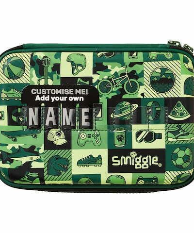 Smiggle - Prime Hardtop İsimlikli Kalem Kutusu-Dinossi