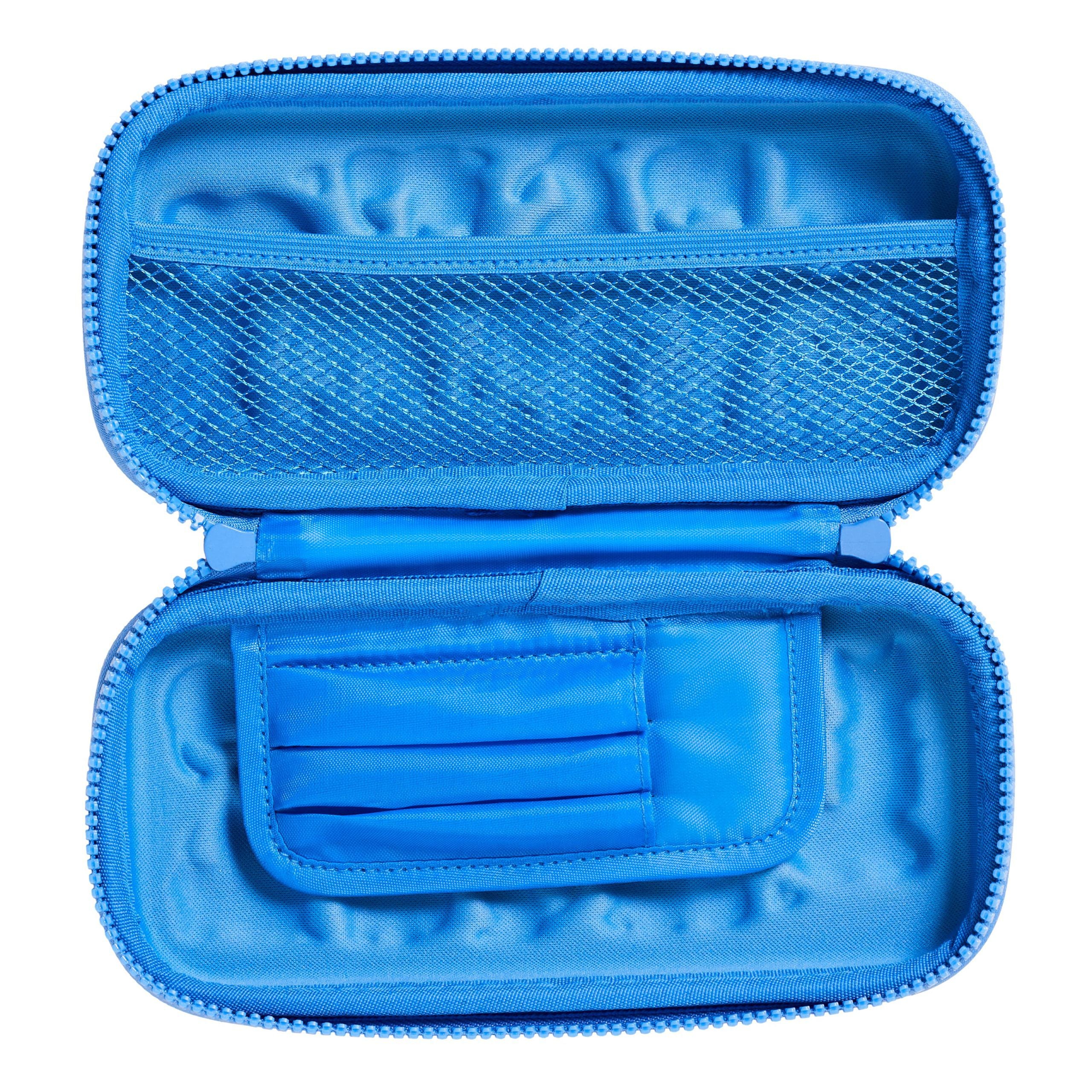 Smiggle - 3D Kabartmalı Hardtop Lilak Küçük Kalem Kutusu-Dinossi