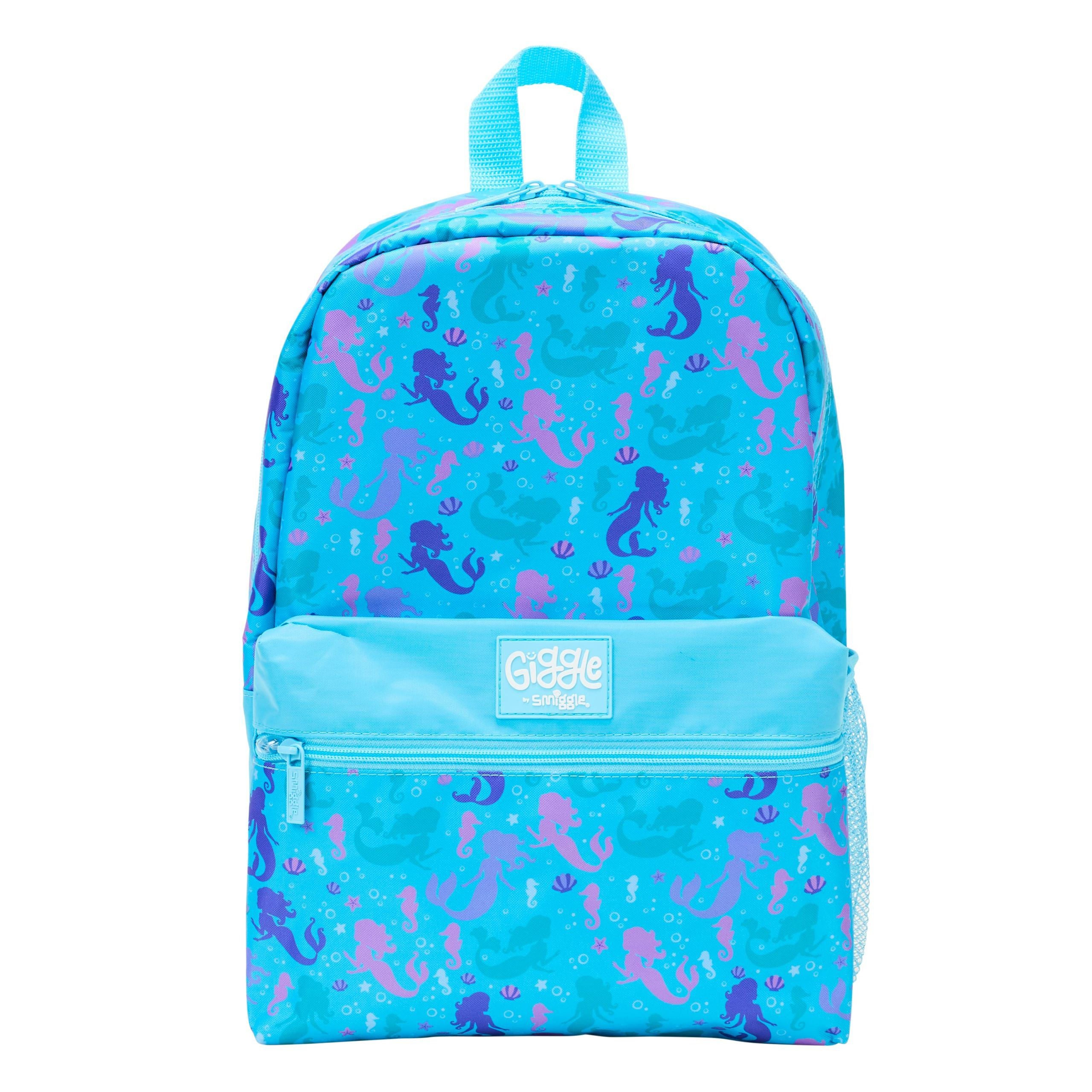 Smiggle - Giggle Serisi Mavi Deniz Kızı Sırt Çantası-Dinossi