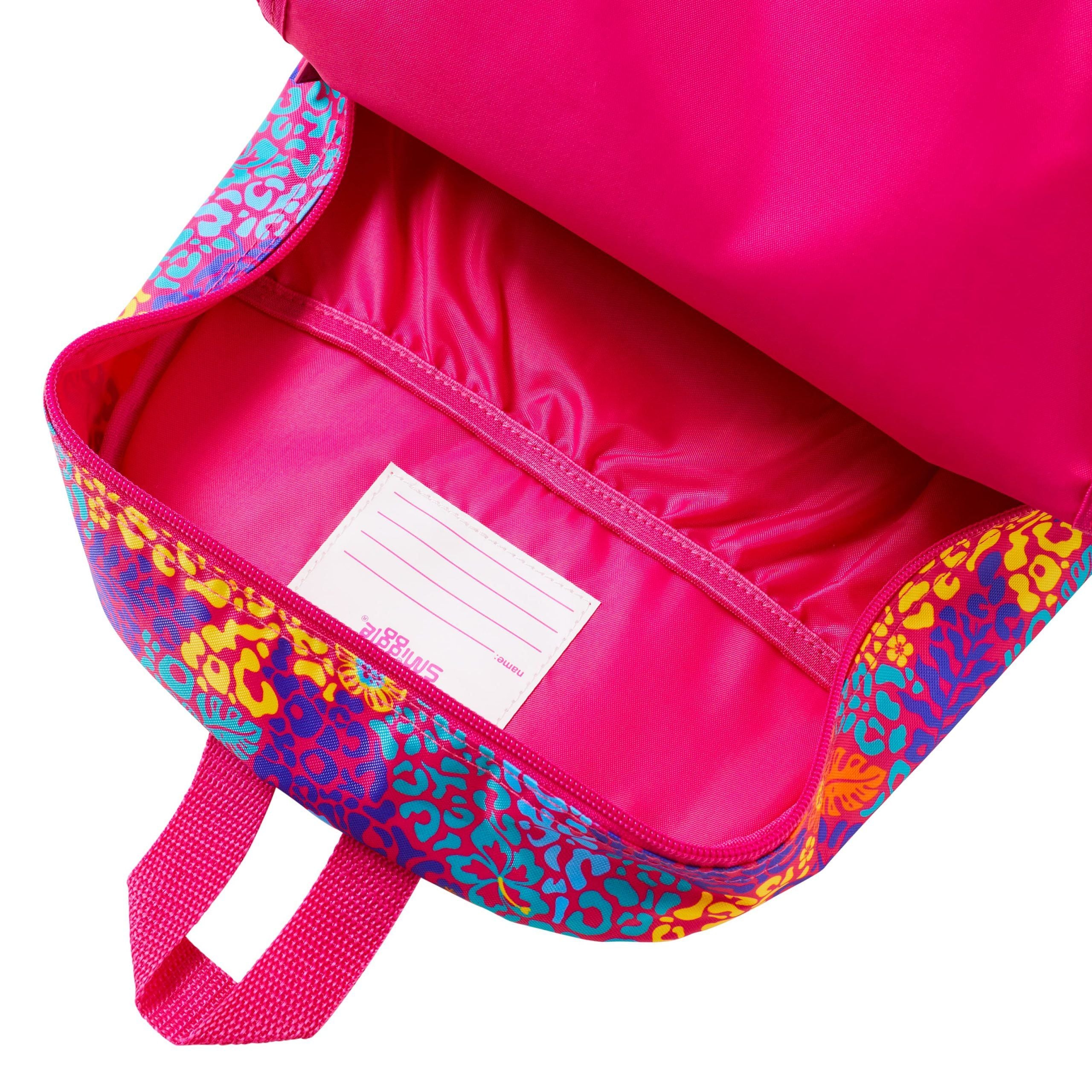 Smiggle - Giggle Serisi Pembe Turuncu Sırt Çantası-Dinossi