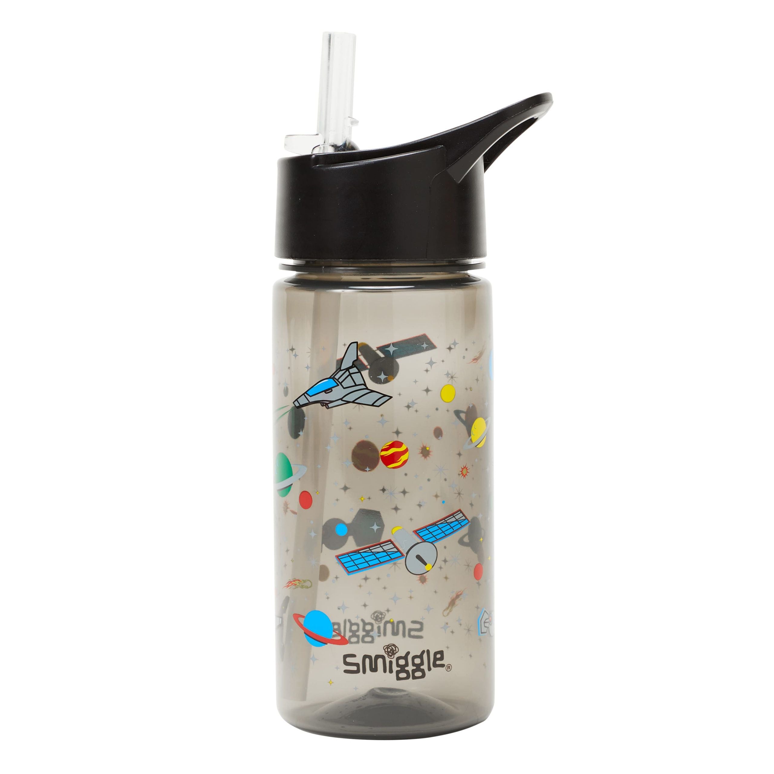 Smiggle - Giggle Pipetli 450ML BPA İçermeyen Suluk-Dinossi