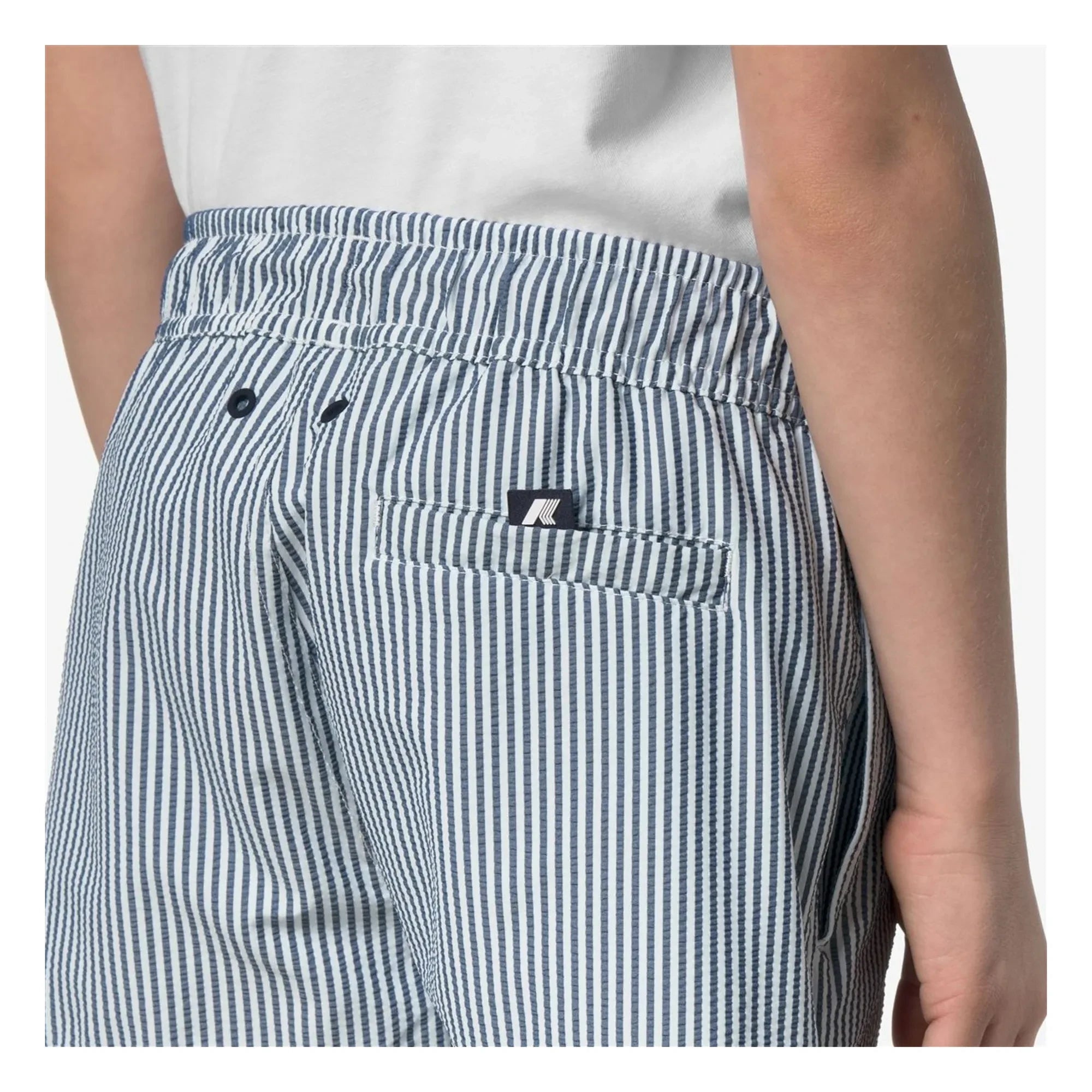 K-way - Hazel Beach Gestreifte Badeshorts | Dunkelblau