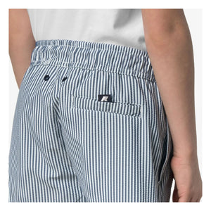 K-way - Hazel Beach Gestreifte Badeshorts | Dunkelblau