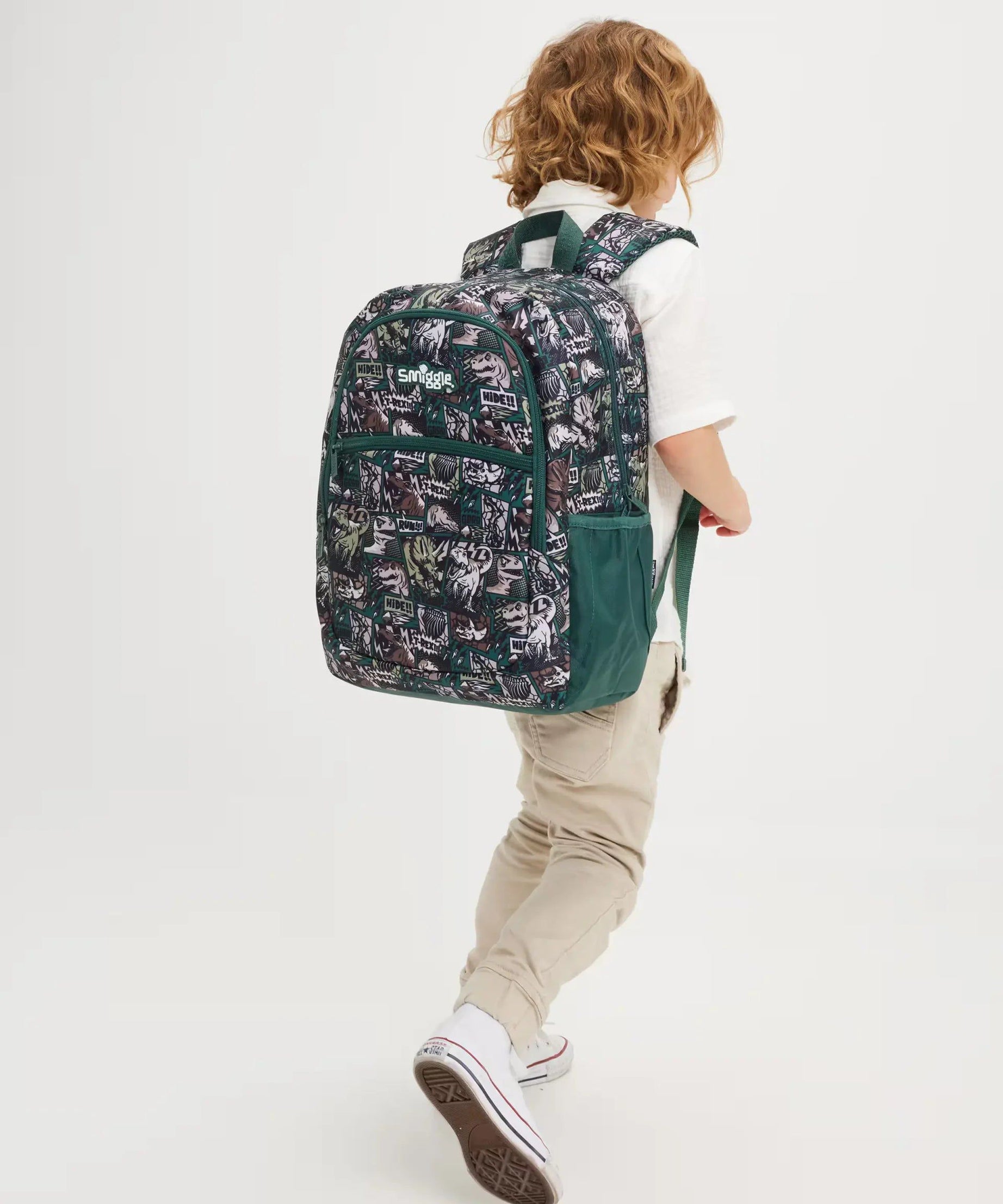 Smiggle - Wonder World 4lü Okul Çanta Seti-Dinossi