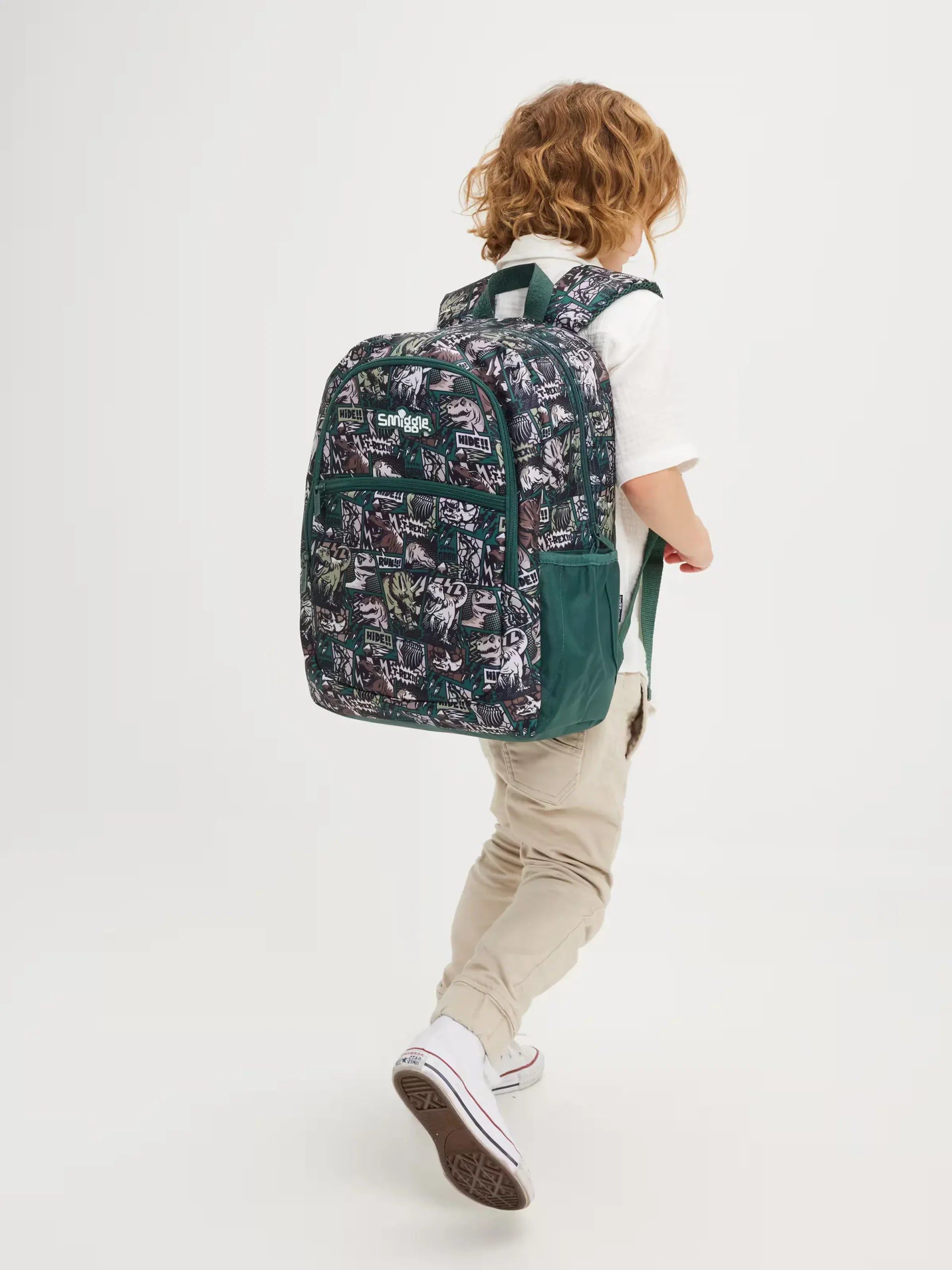 Smiggle - Wonder World 4lü Okul Çanta Seti-Dinossi