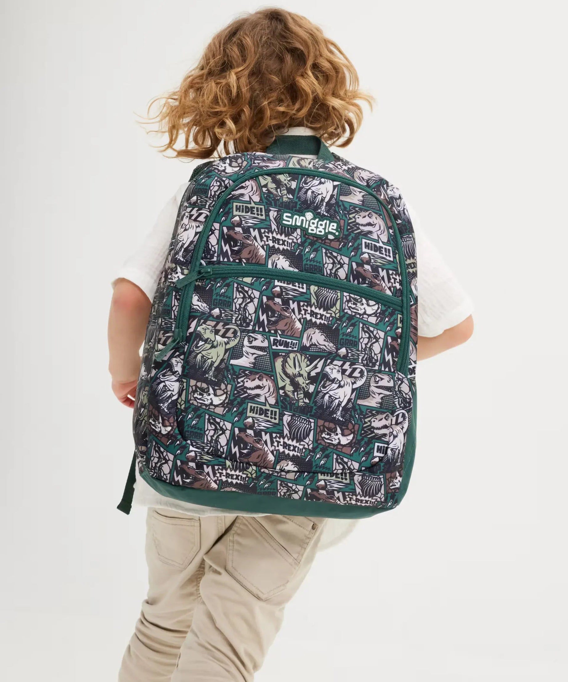 Smiggle - Wonder World 4lü Okul Çanta Seti-Dinossi