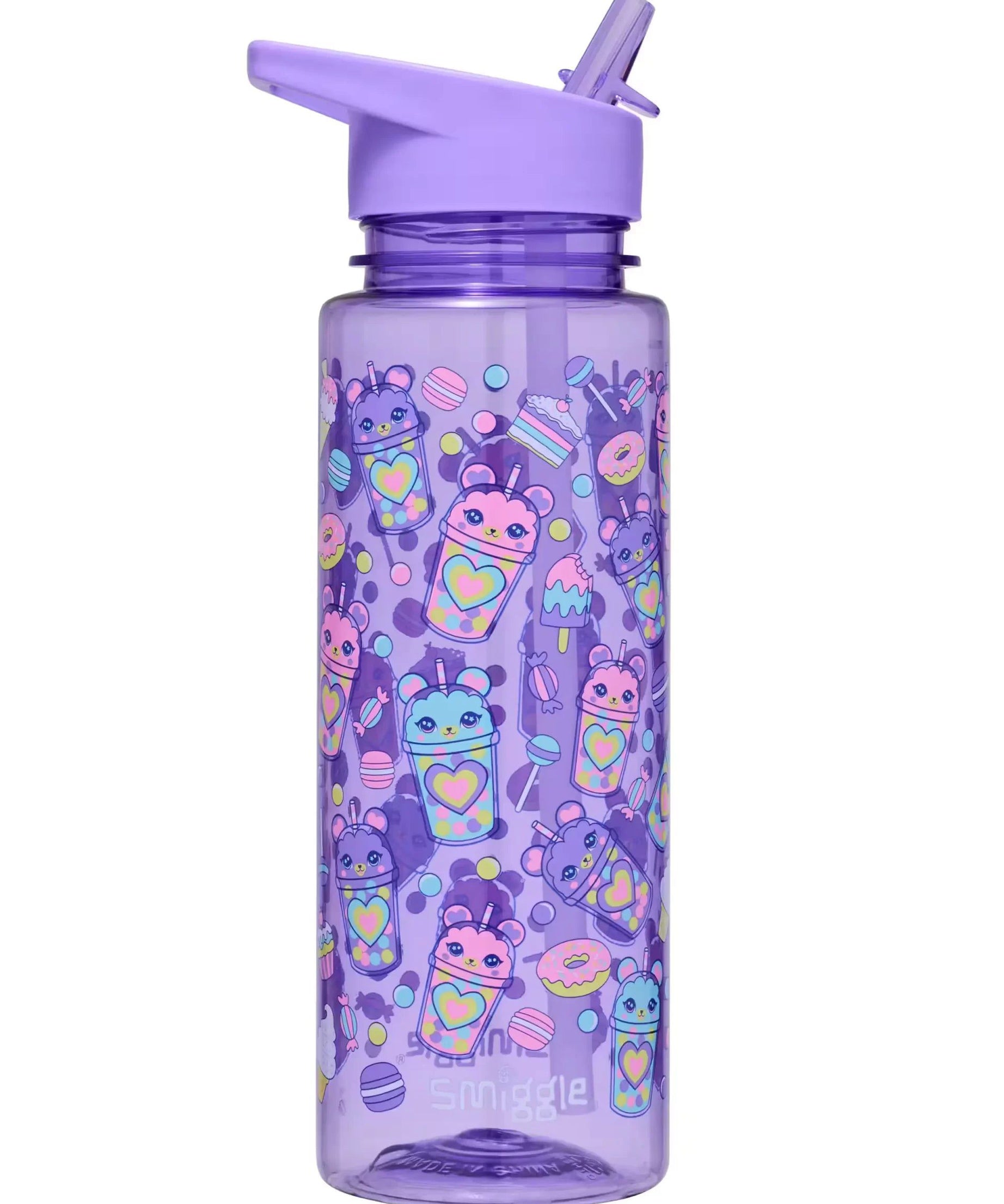 Smiggle - Wonder World Tatlı Atıştırmalıklar 750Ml BPA'sız Suluk-Dinossi