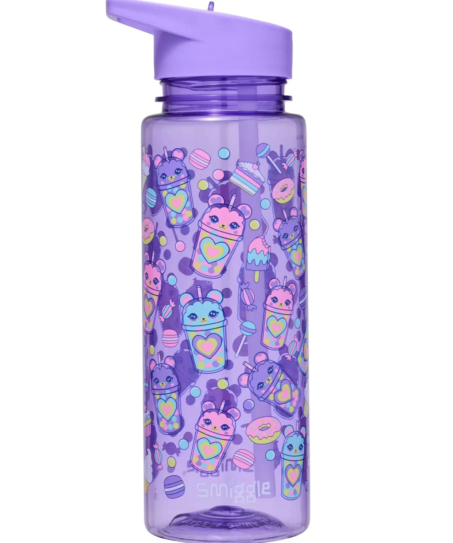 Smiggle - Wonder World Tatlı Atıştırmalıklar 750Ml BPA'sız Suluk-Dinossi