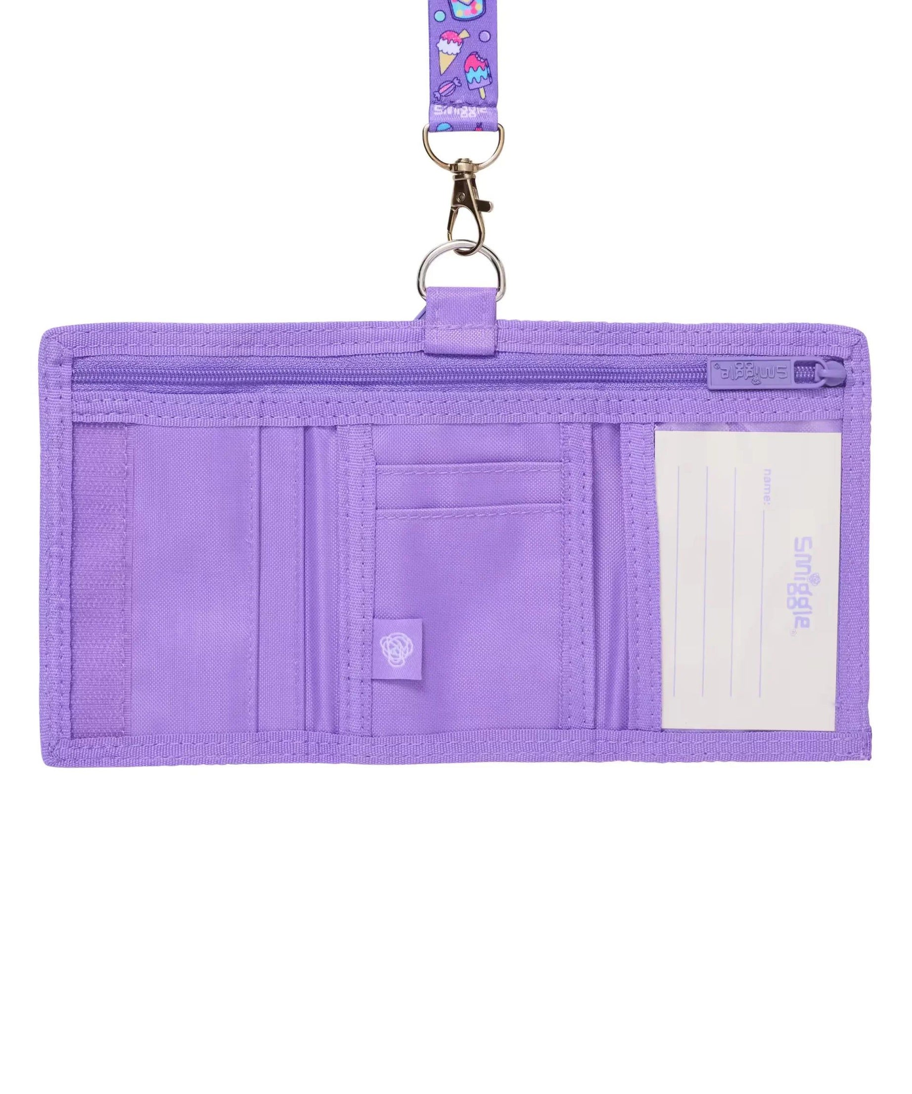 Smiggle - Wonder World Kordonlu Çocuk Cüzdanı-Dinossi