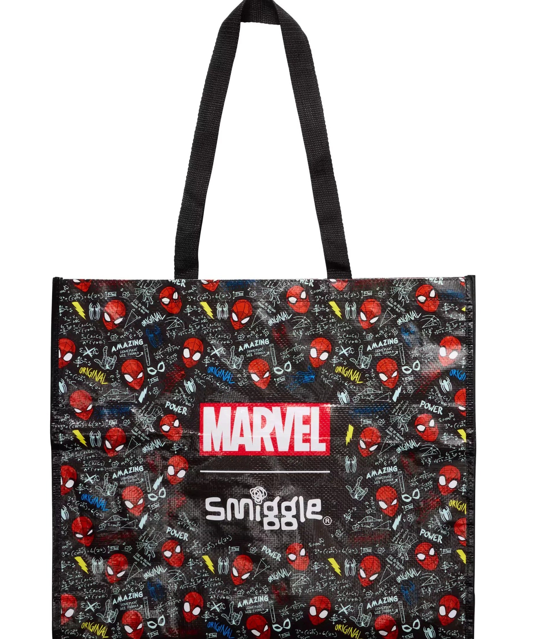 Smiggle – Örümcek Adam Büyük Yeniden Kullan Me Çantası-Dinossi