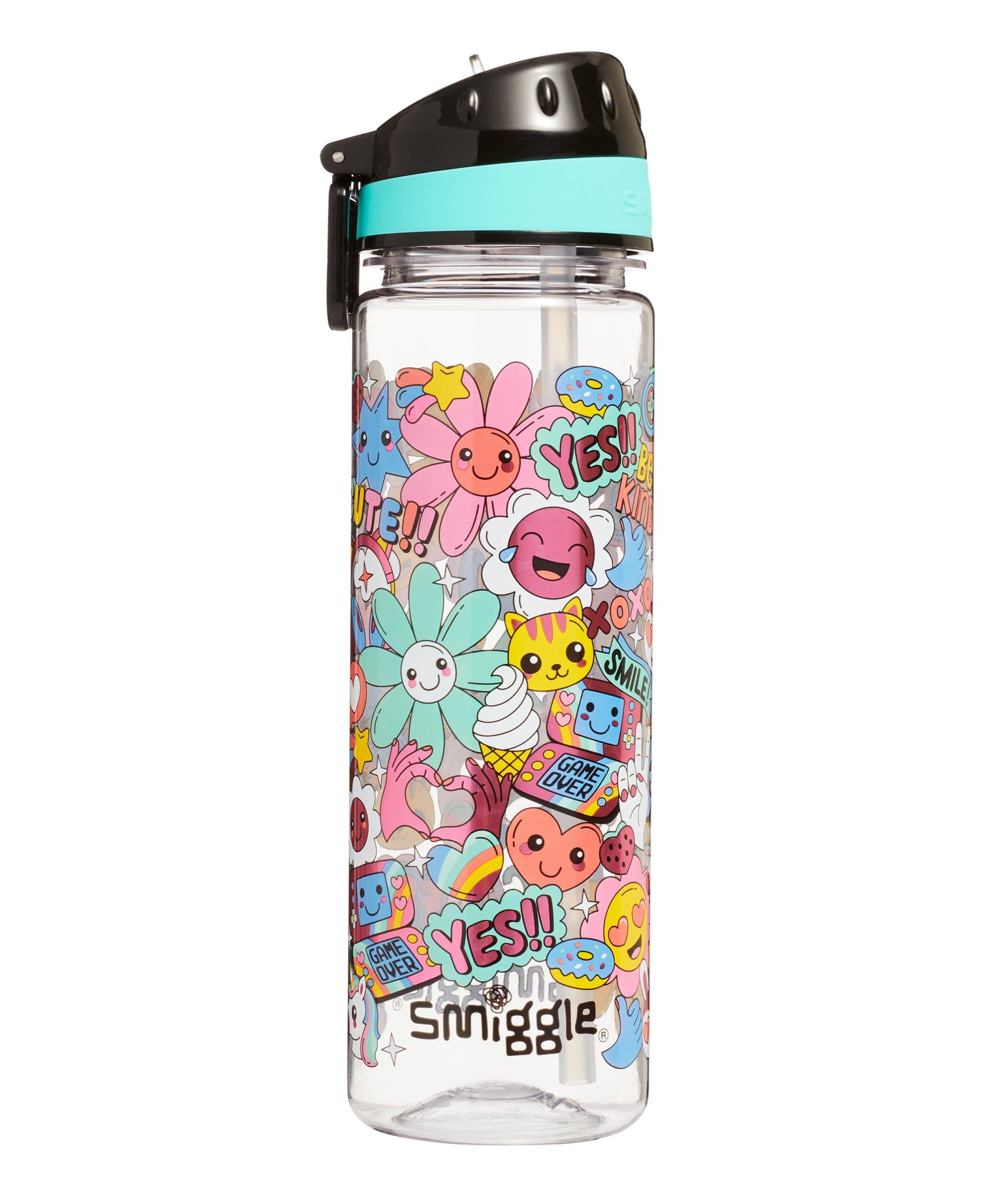 Smiggle - Bright Side 650ML BPA İçermeyen Suluk-Dinossi