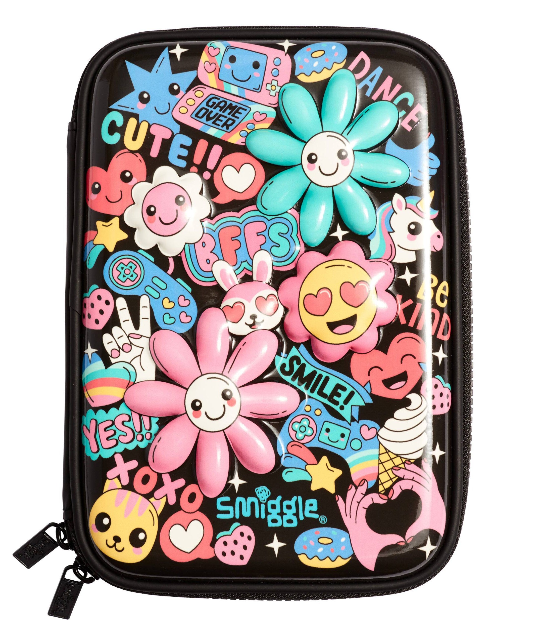 Smiggle - Bright Side Hardtop Kalem Kutusu-Dinossi