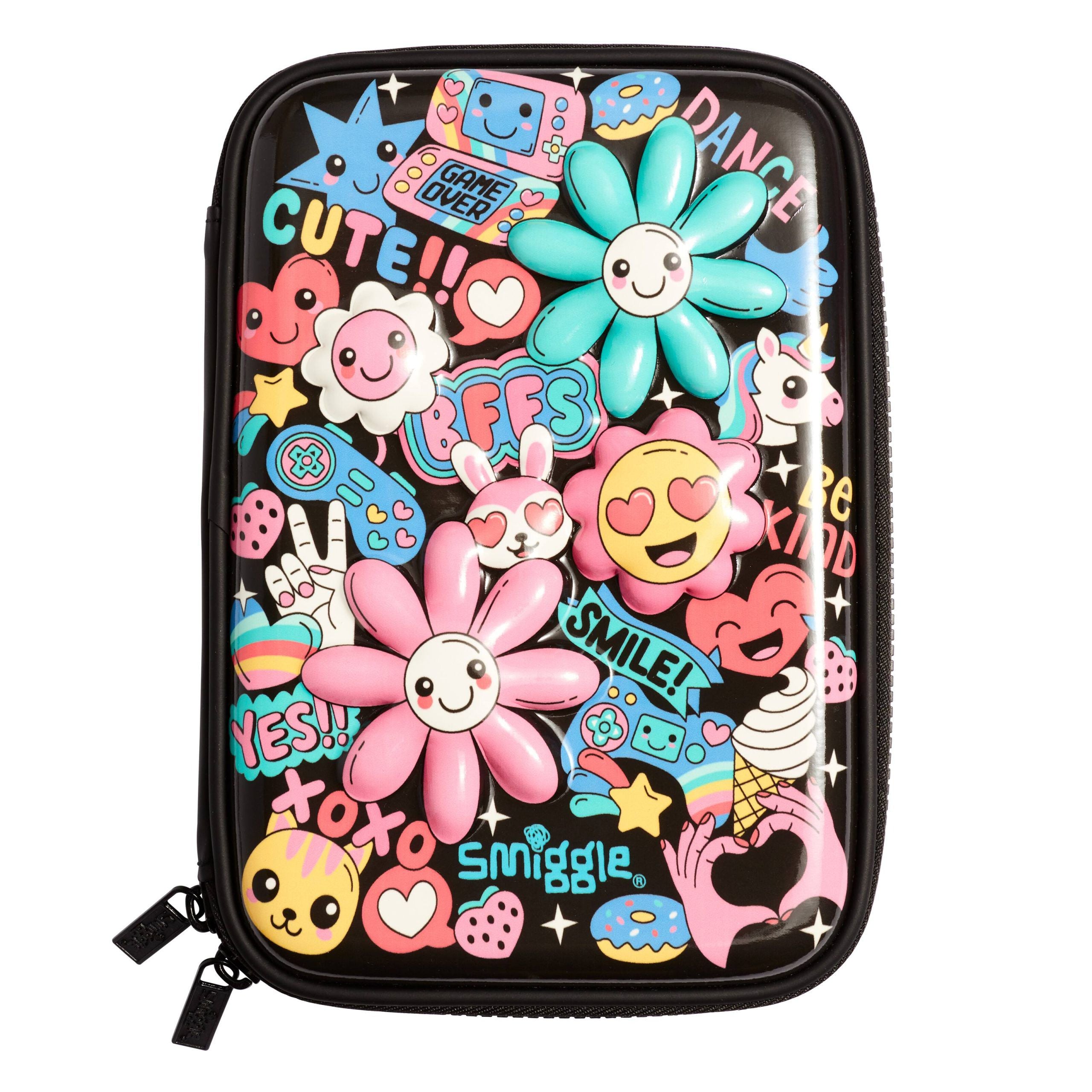 Smiggle - Bright Side Hardtop Kalem Kutusu-Dinossi