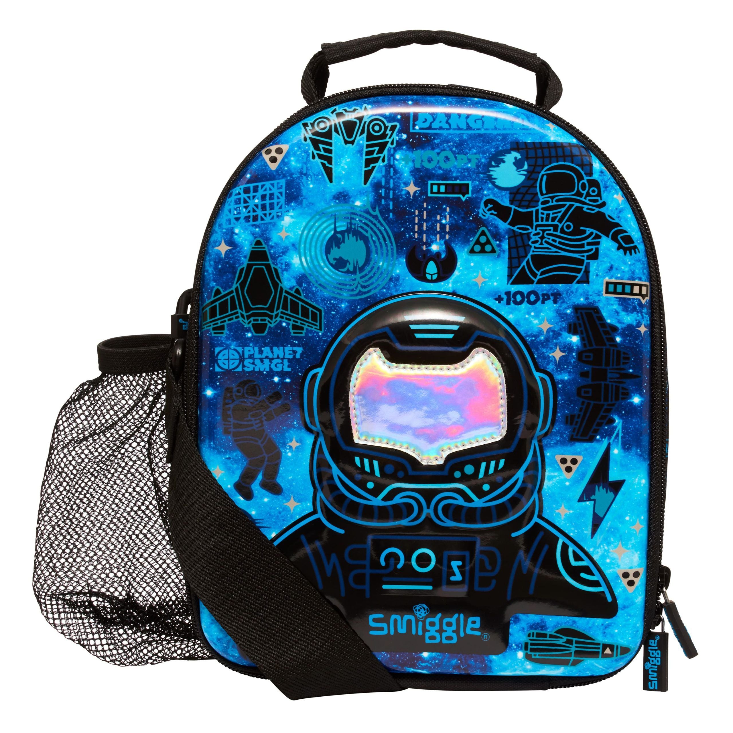 Smiggle - Bright Side Askılı Çift Katlı Beslenme Çantası-Dinossi