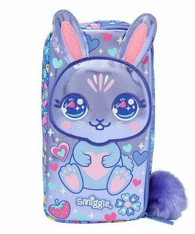 Smiggle - Budz Hop Klasik 2 Gözlü Kalem Kutusu-Dinossi