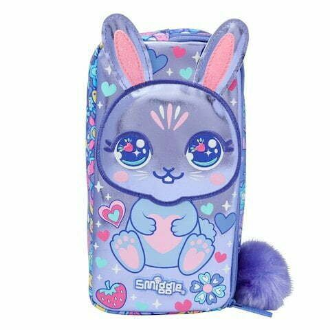 Smiggle - Budz Hop Klasik 2 Gözlü Kalem Kutusu-Dinossi