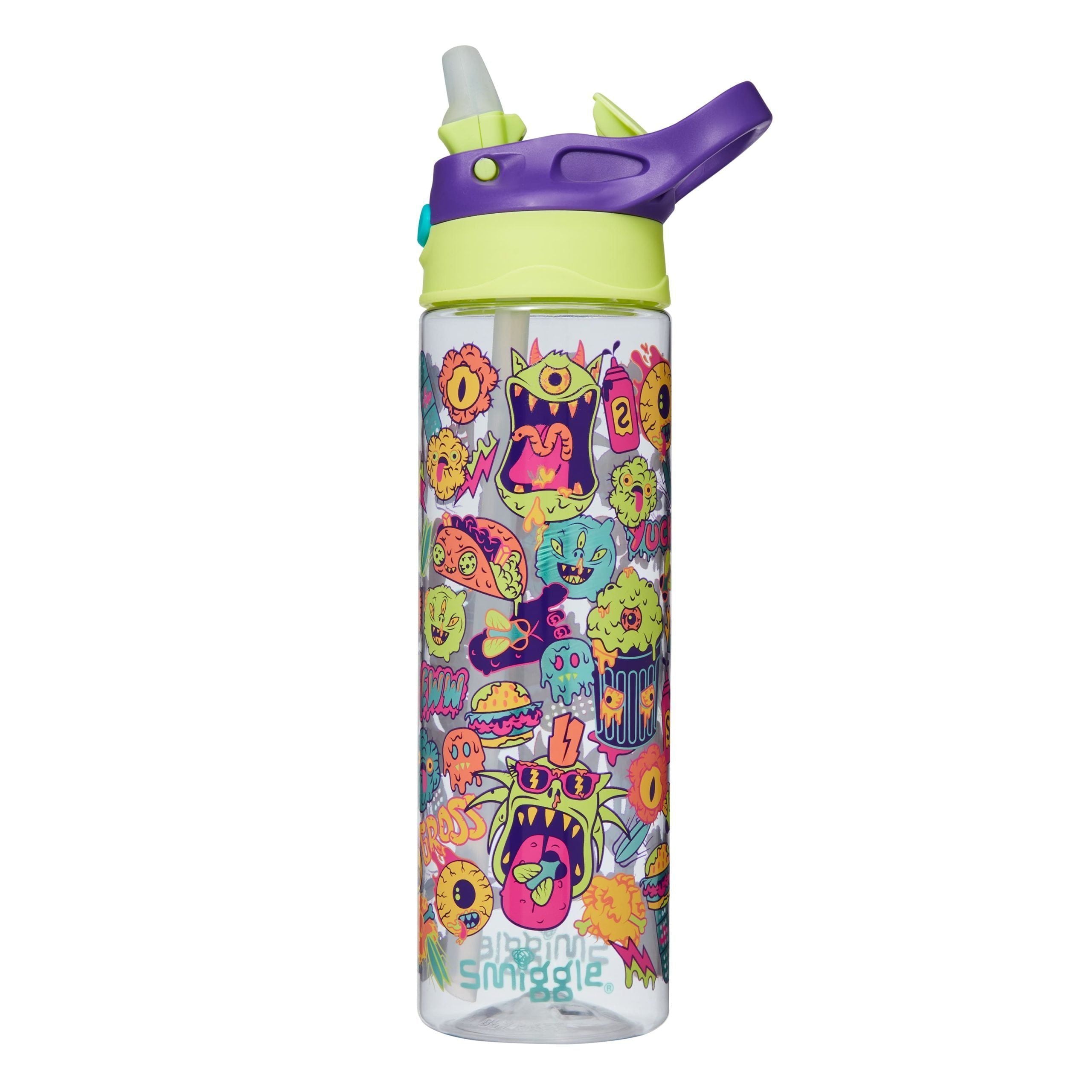Smiggle - Ziggy Gizli Pipetli 630ML Suluk-Dinossi