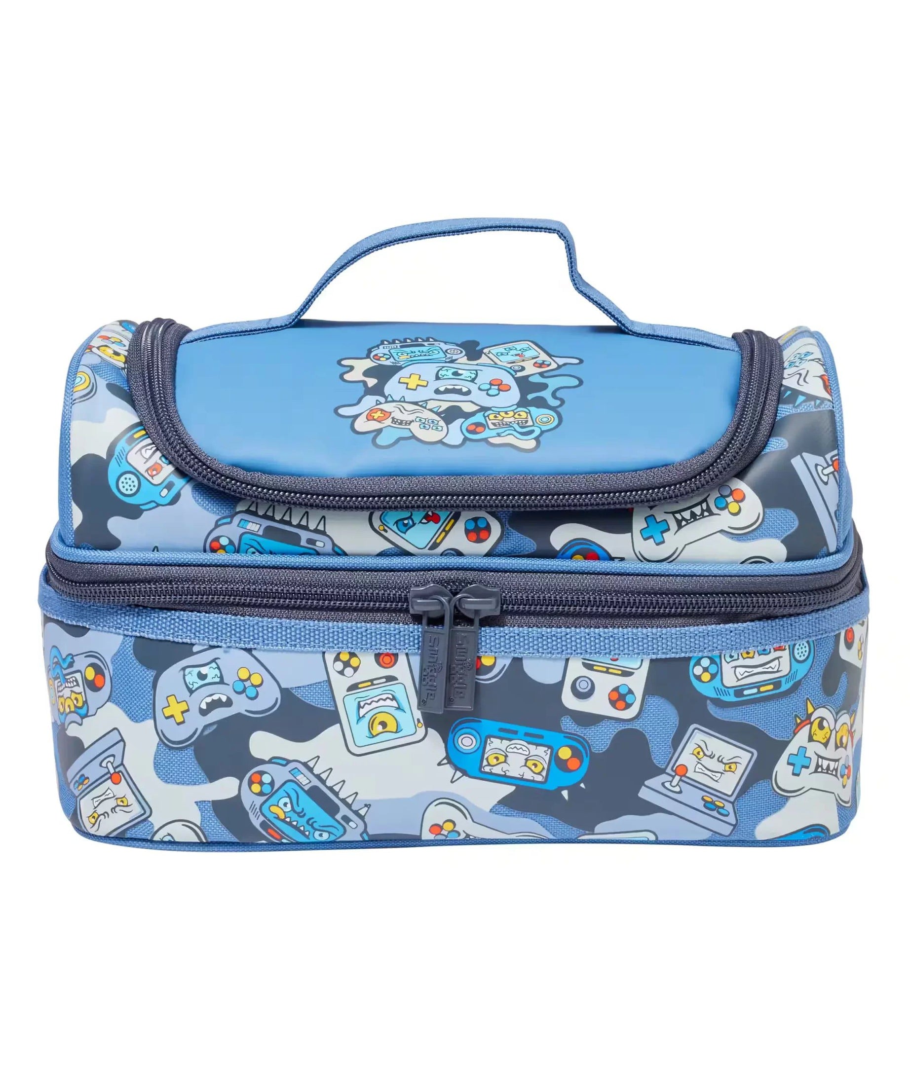 Smiggle - Away Çift Katlı Askılı Beslenme Çantası-Dinossi