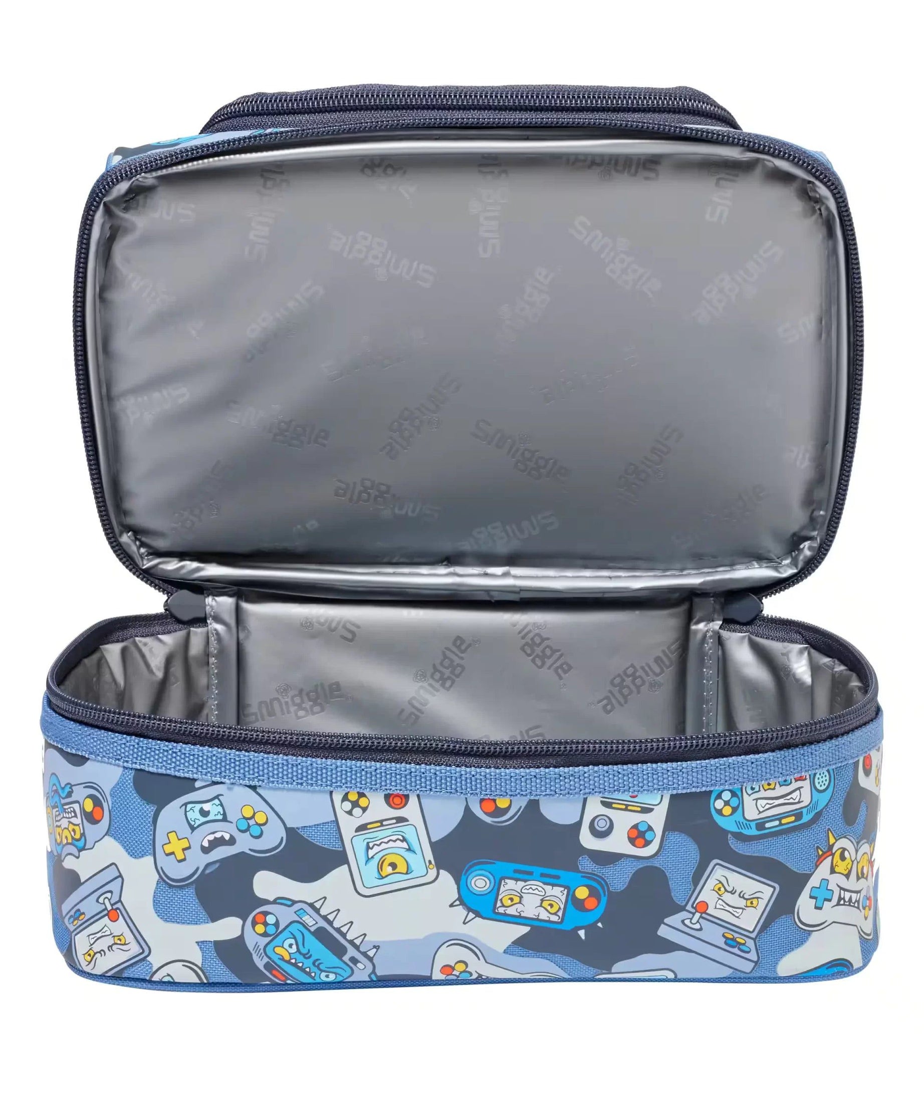 Smiggle - Away Çift Katlı Askılı Beslenme Çantası-Dinossi