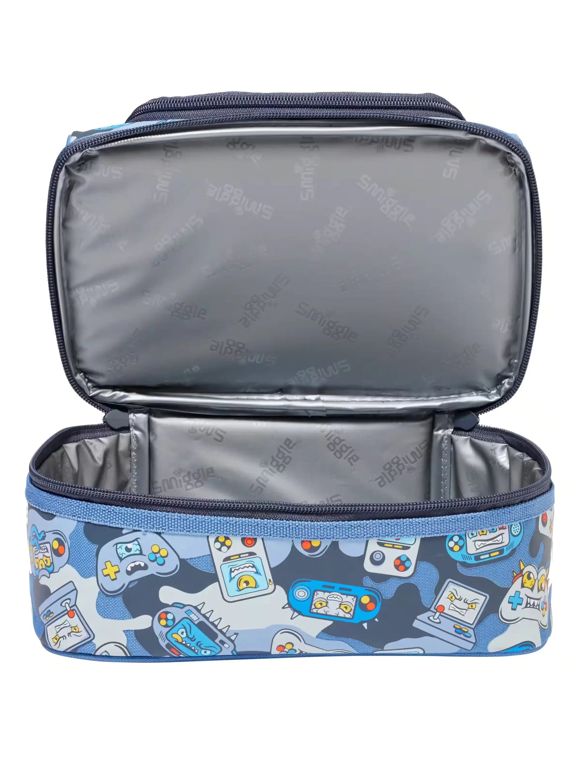 Smiggle - Away Çift Katlı Askılı Beslenme Çantası-Dinossi