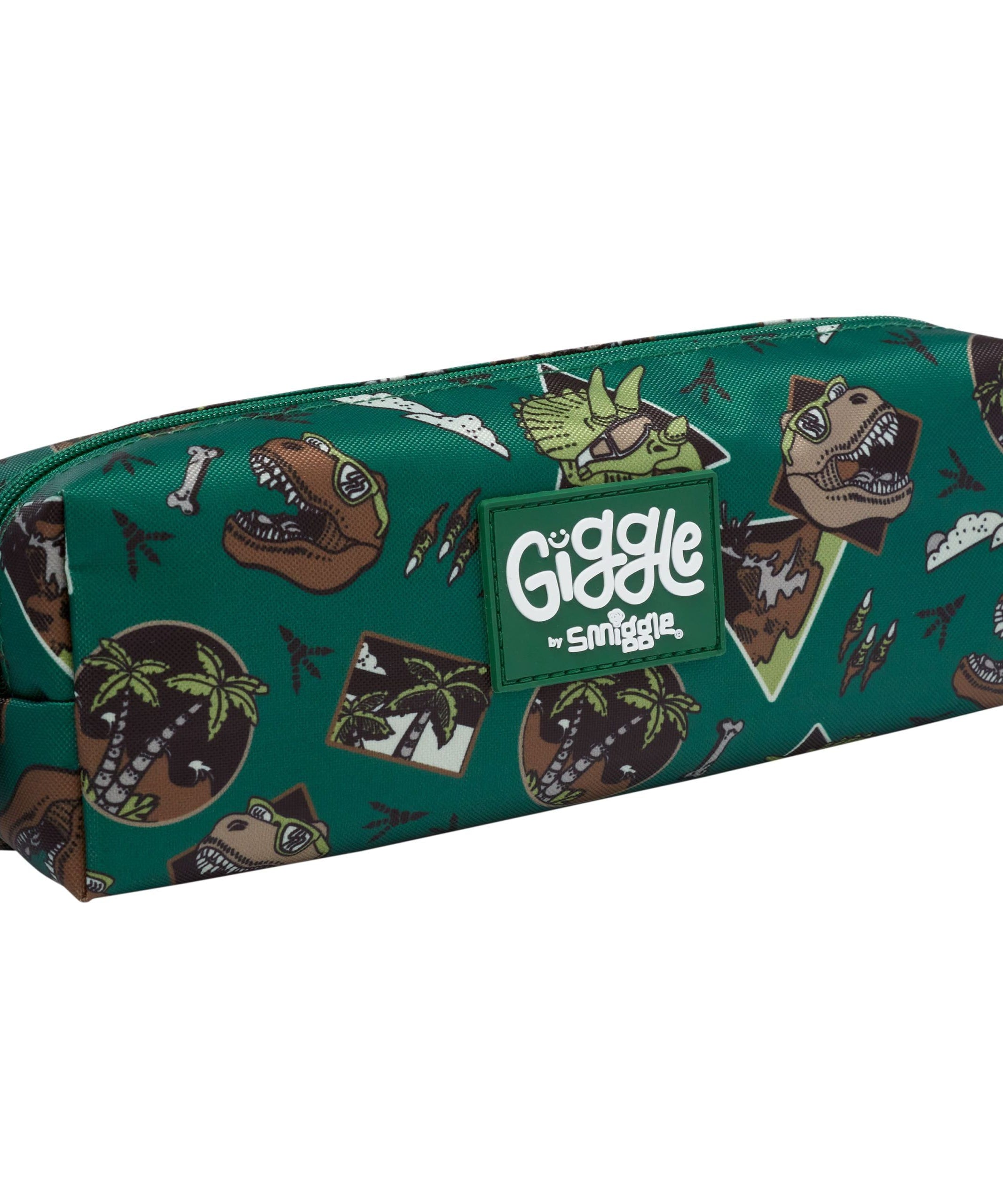 Smiggle - Giggle Tek Gözlü Kalem Kutusu-Dinossi