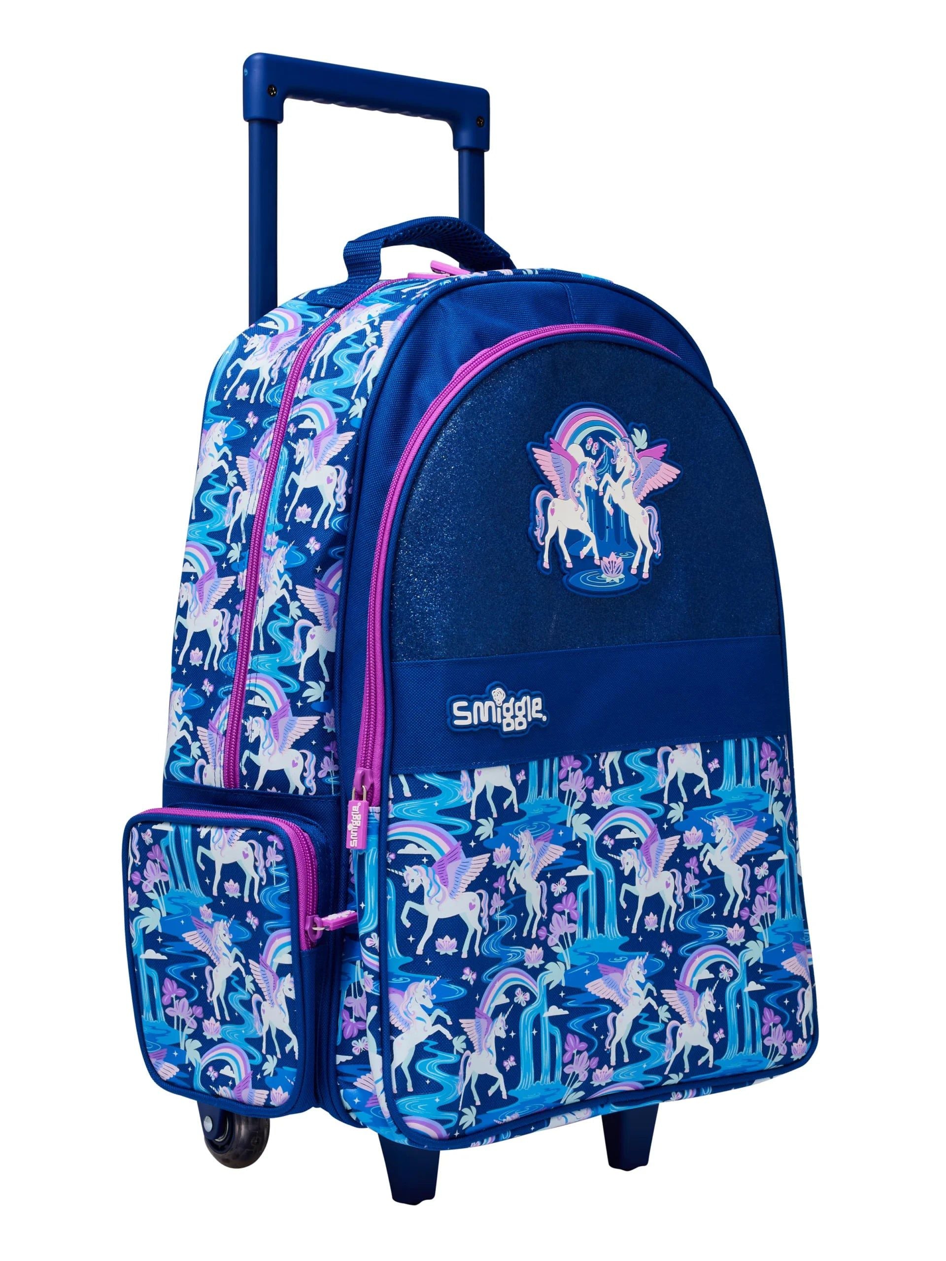 Smiggle - Away Çekçekli Işıklı Sırt Çantası-Dinossi