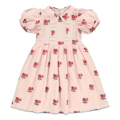Bebe Organic - April Fleurs Polka Dot Dress | Light Pink