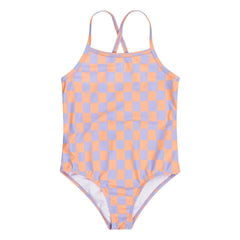 Tumble N'Dry - Alagoas Damier Swimsuit Recycled Fibers | Lavender