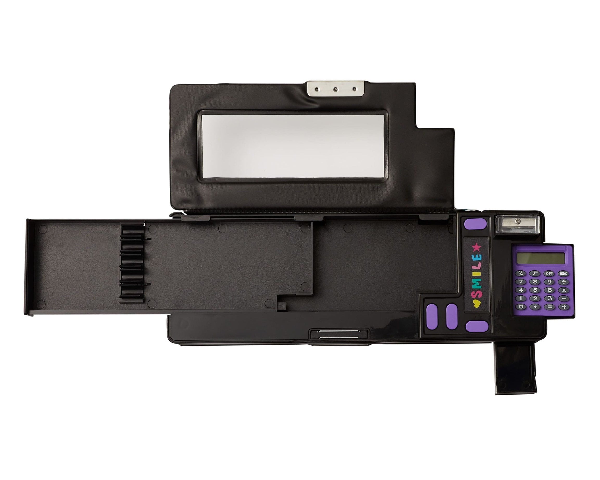 Smiggle - Better Together Hesap Makineli Poput Otomatik Kalem Kutusu-Dinossi