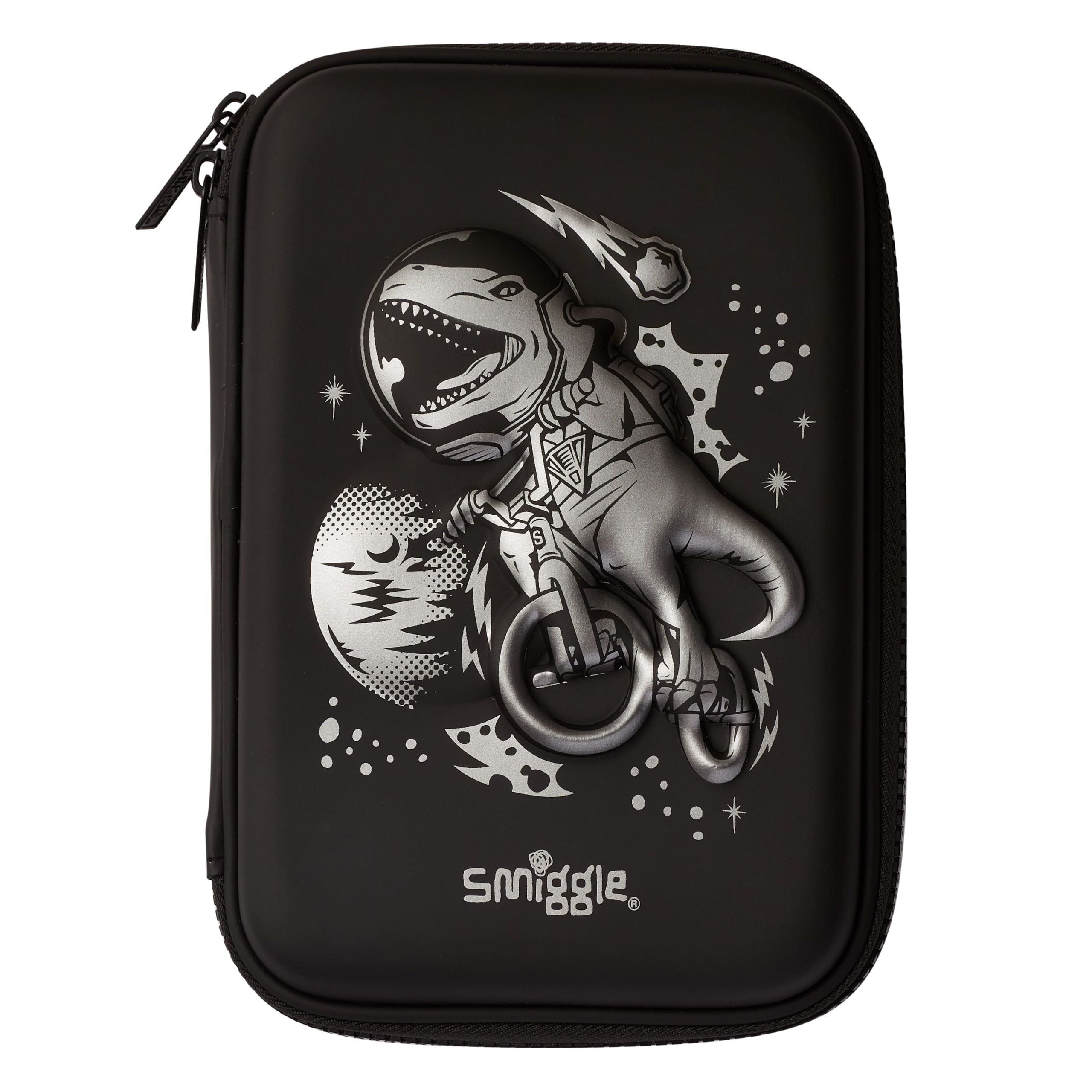 Smiggle - Better Together Kabartmalı Kalem Kutusu-Dinossi