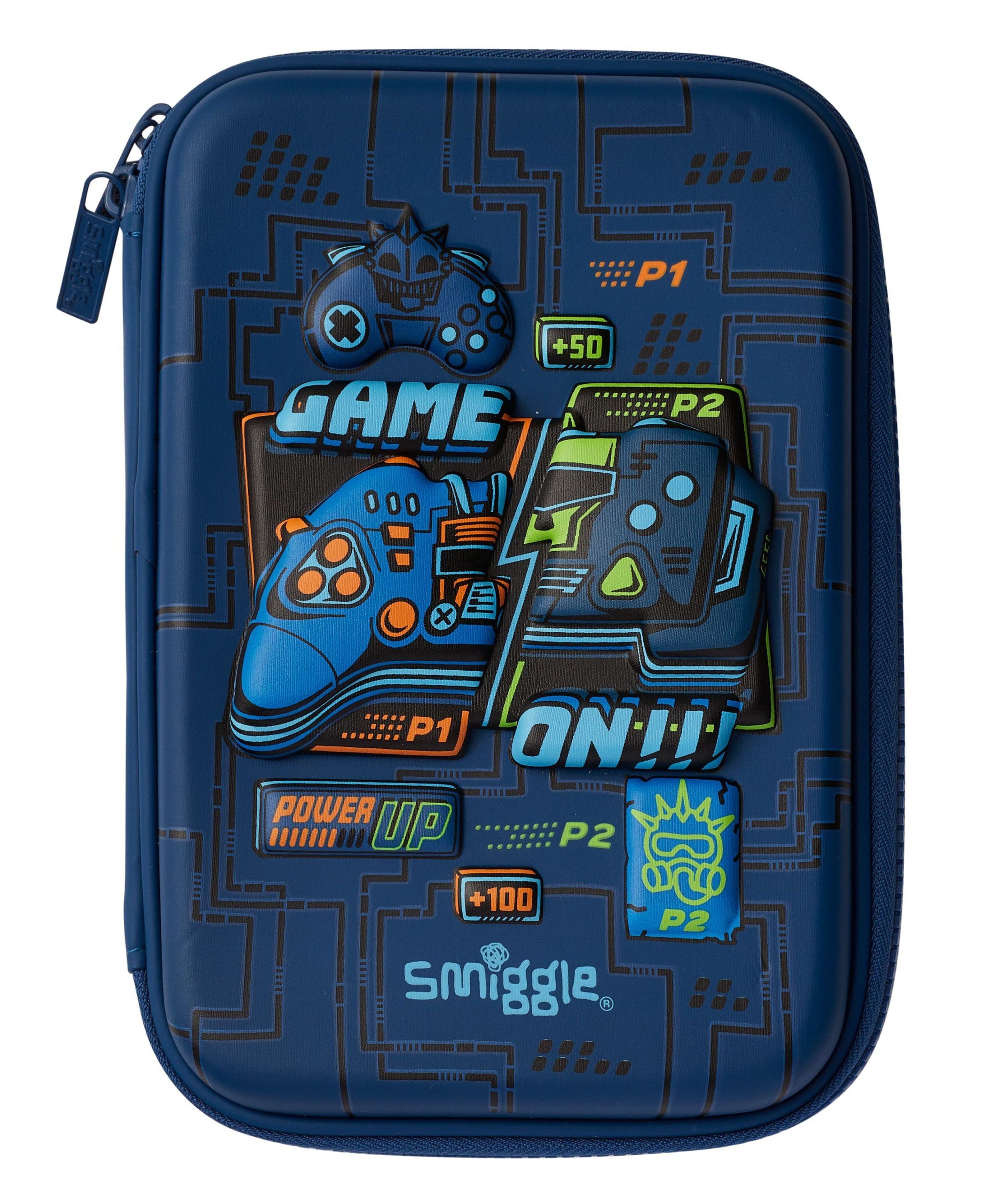 Smiggle - Better Together Kabartmalı Kalem Kutusu-Dinossi