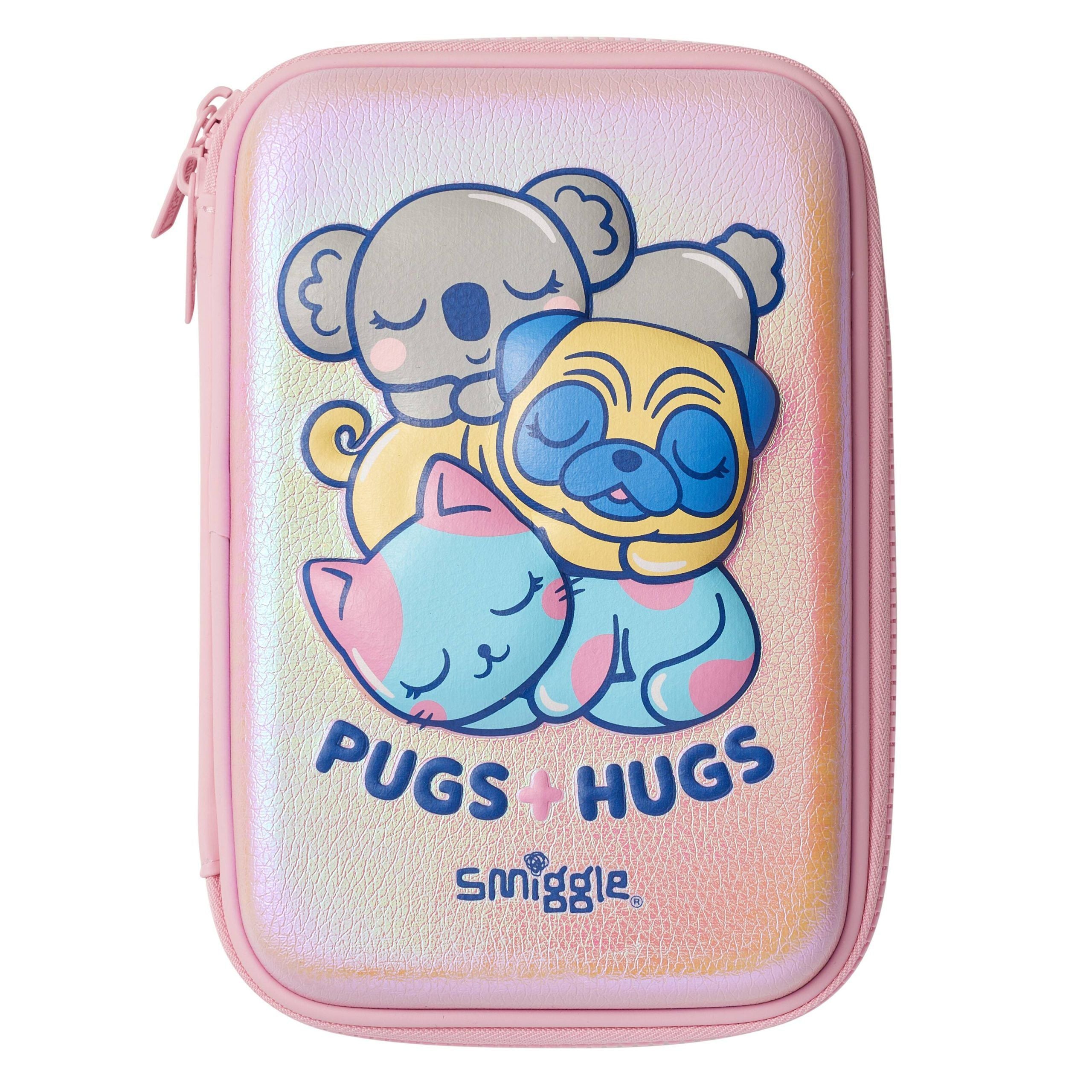 Smiggle - Better Together Kabartmalı Kalem Kutusu-Dinossi