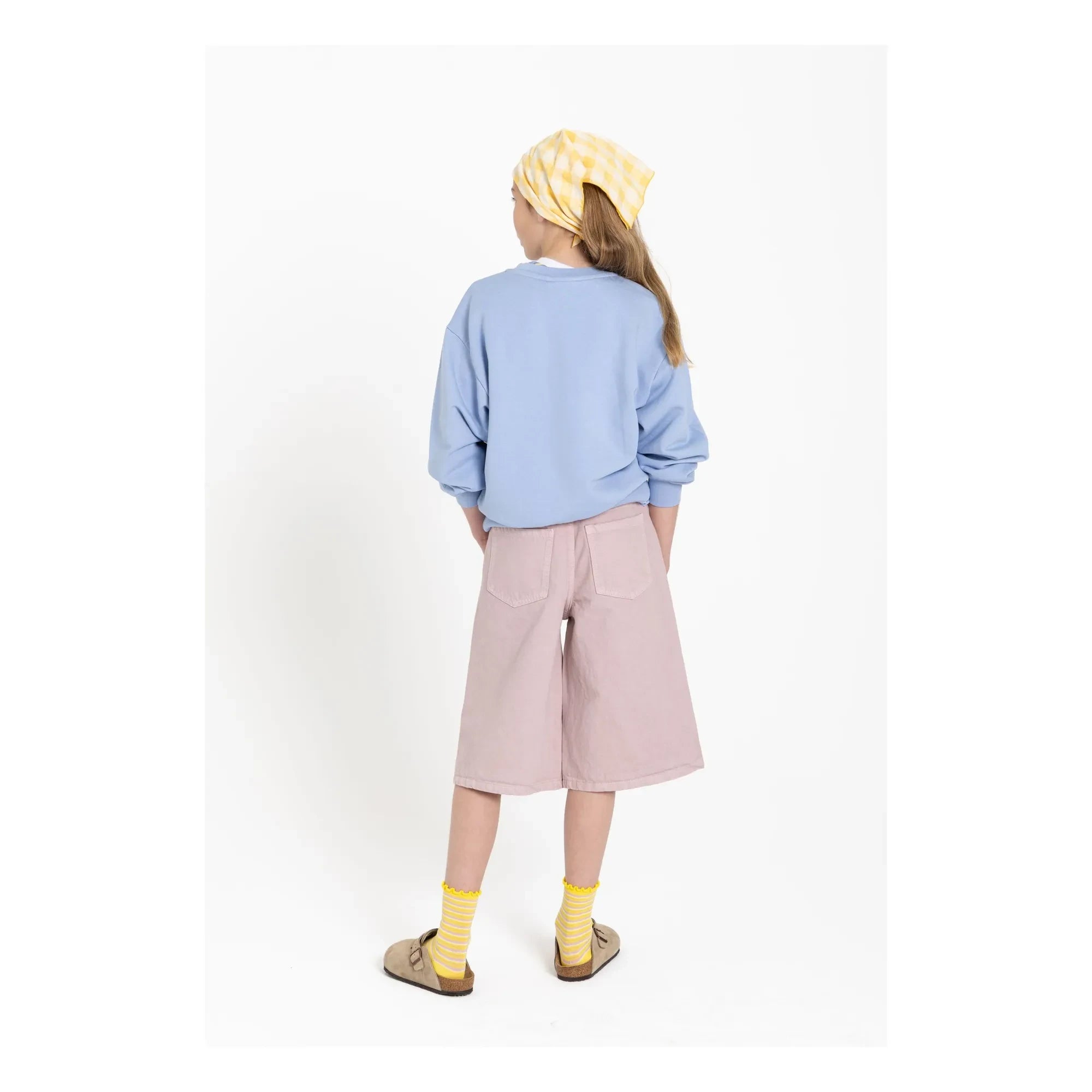 Smallable Kid - Maia organik pamuklu sweatshirt | Soluk mavi