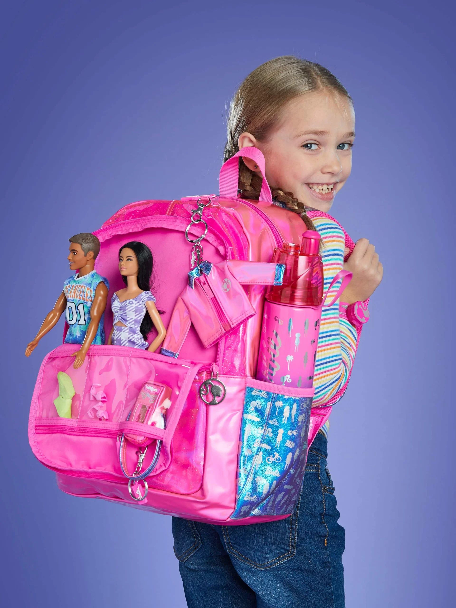 Smiggle - Barbie Klasik Sırt Çantası-Dinossi