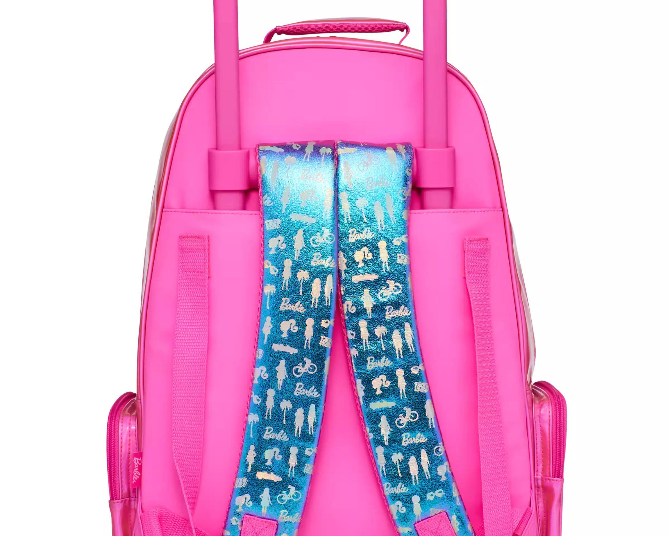 Smiggle - Barbie Çekçekli Işıklı Tekerlekli Çanta-Dinossi