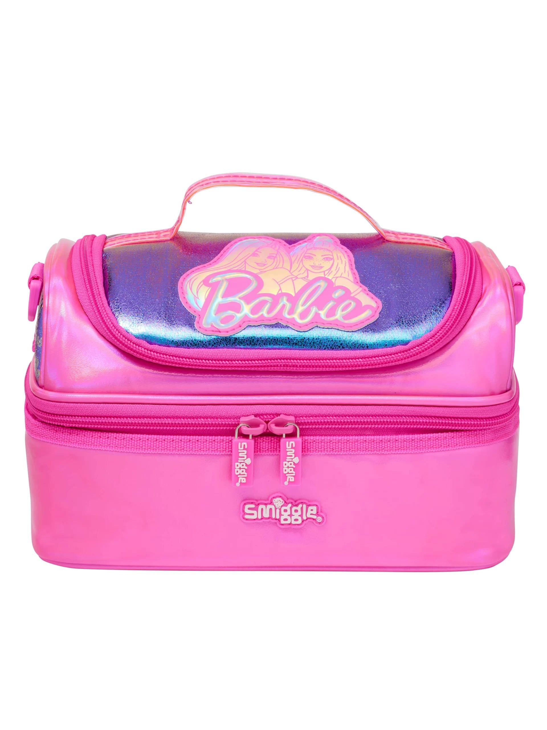 Smiggle - Barbie Çift Katlı Beslenme Çantası-Dinossi