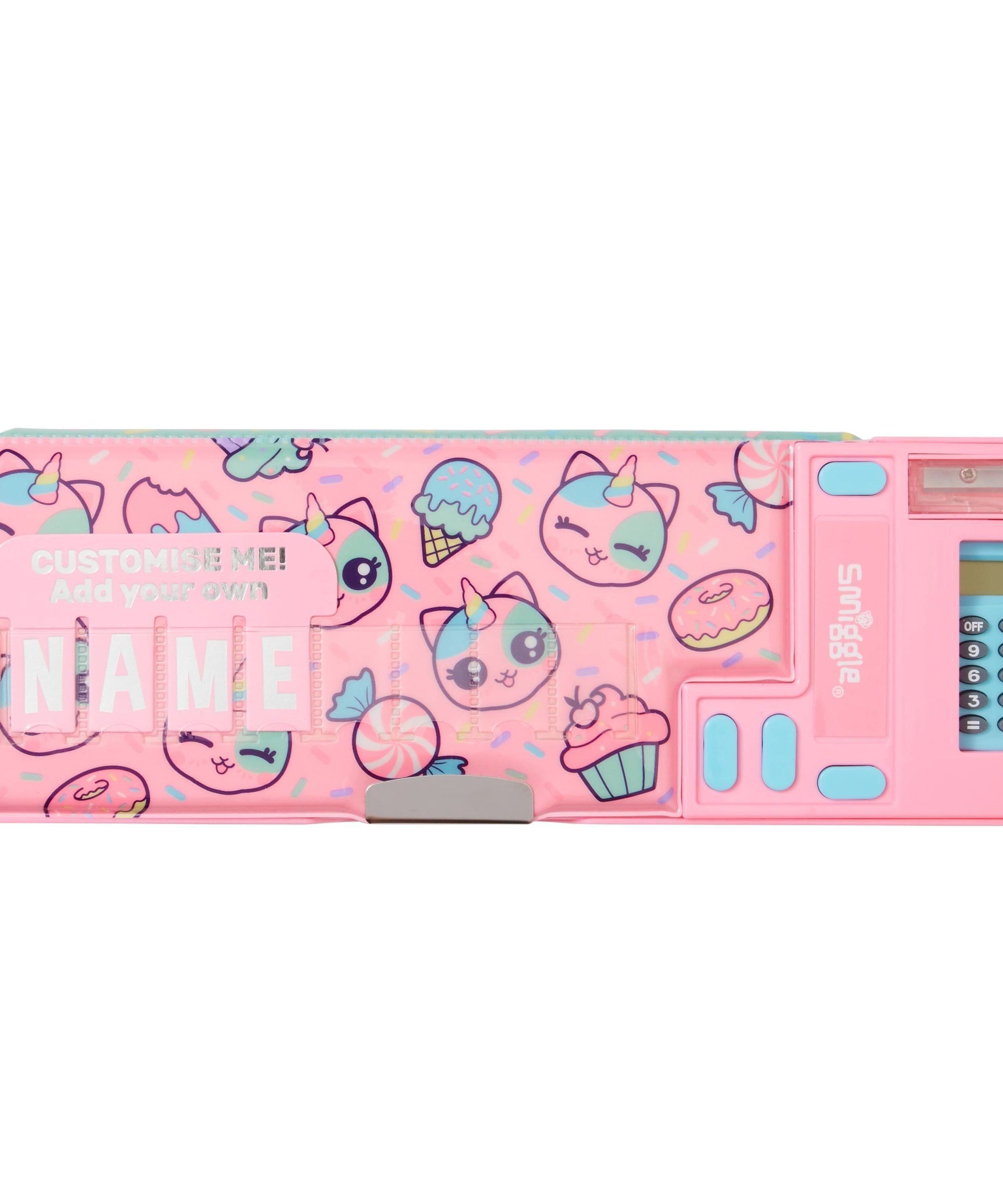 Smiggle - Best Budz Hesap Makineli Otomatik Kalem Kutusu-Dinossi