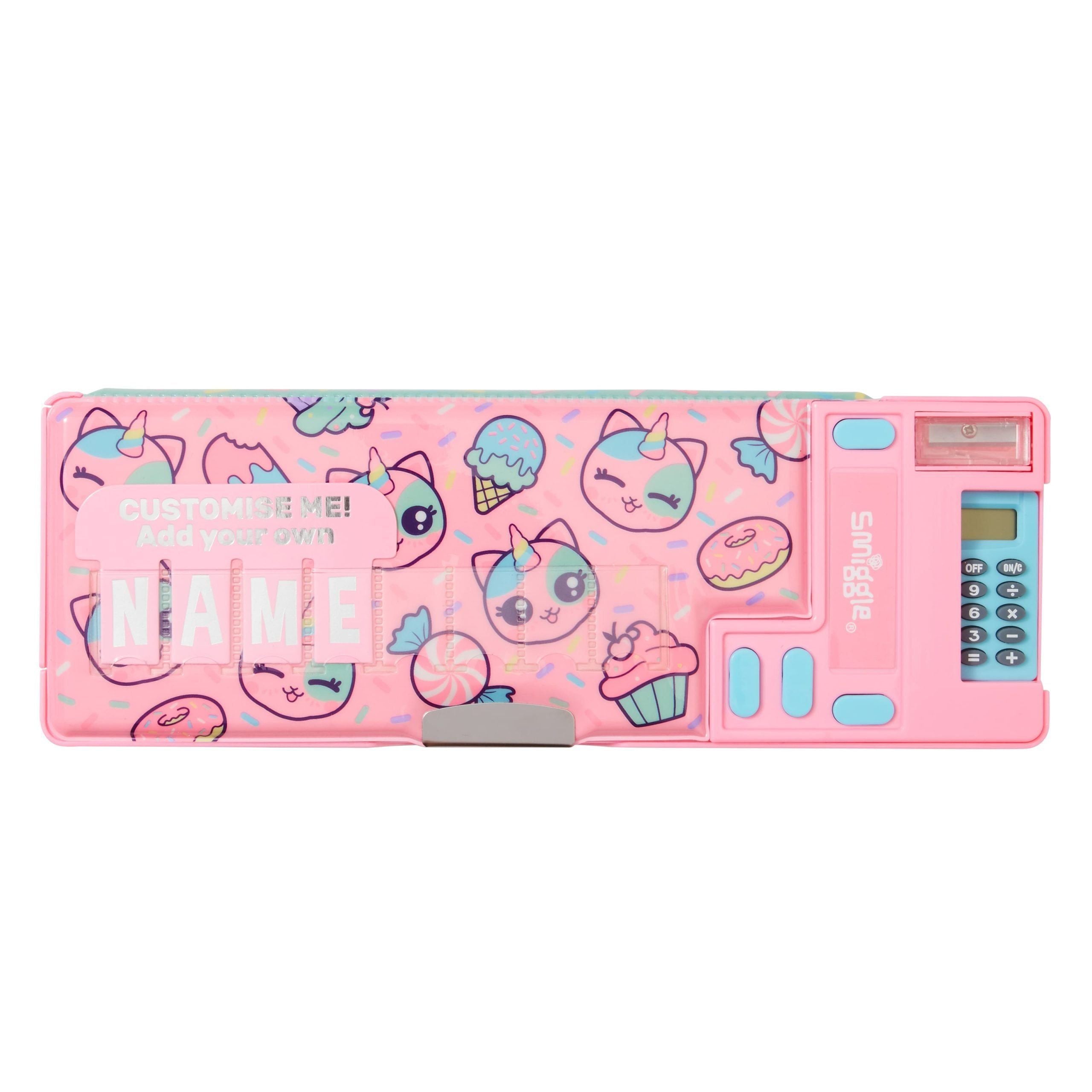 Smiggle - Best Budz Hesap Makineli Otomatik Kalem Kutusu-Dinossi