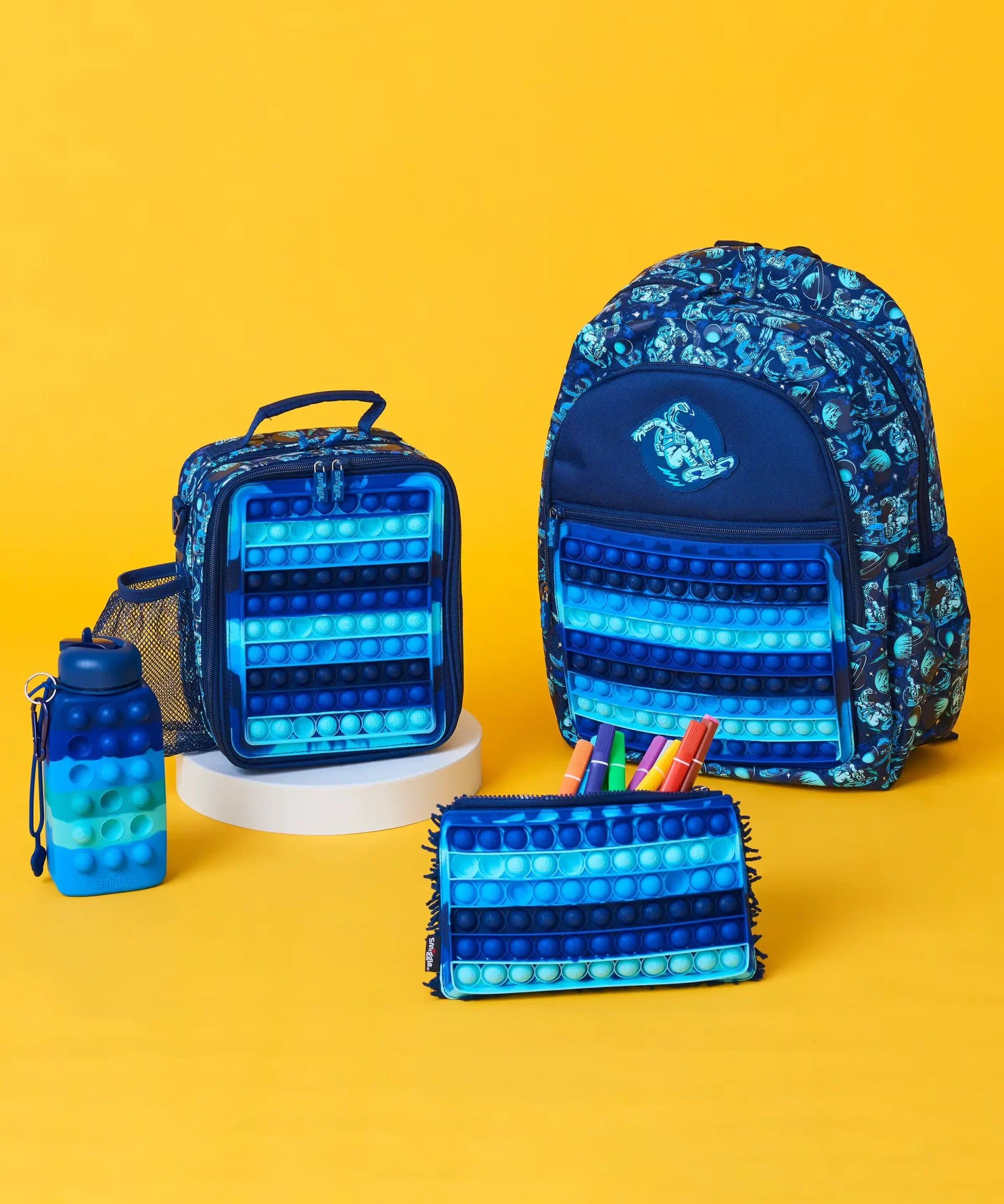 Smiggle - Popem Popit Unicorn Sırt Çantası-Dinossi