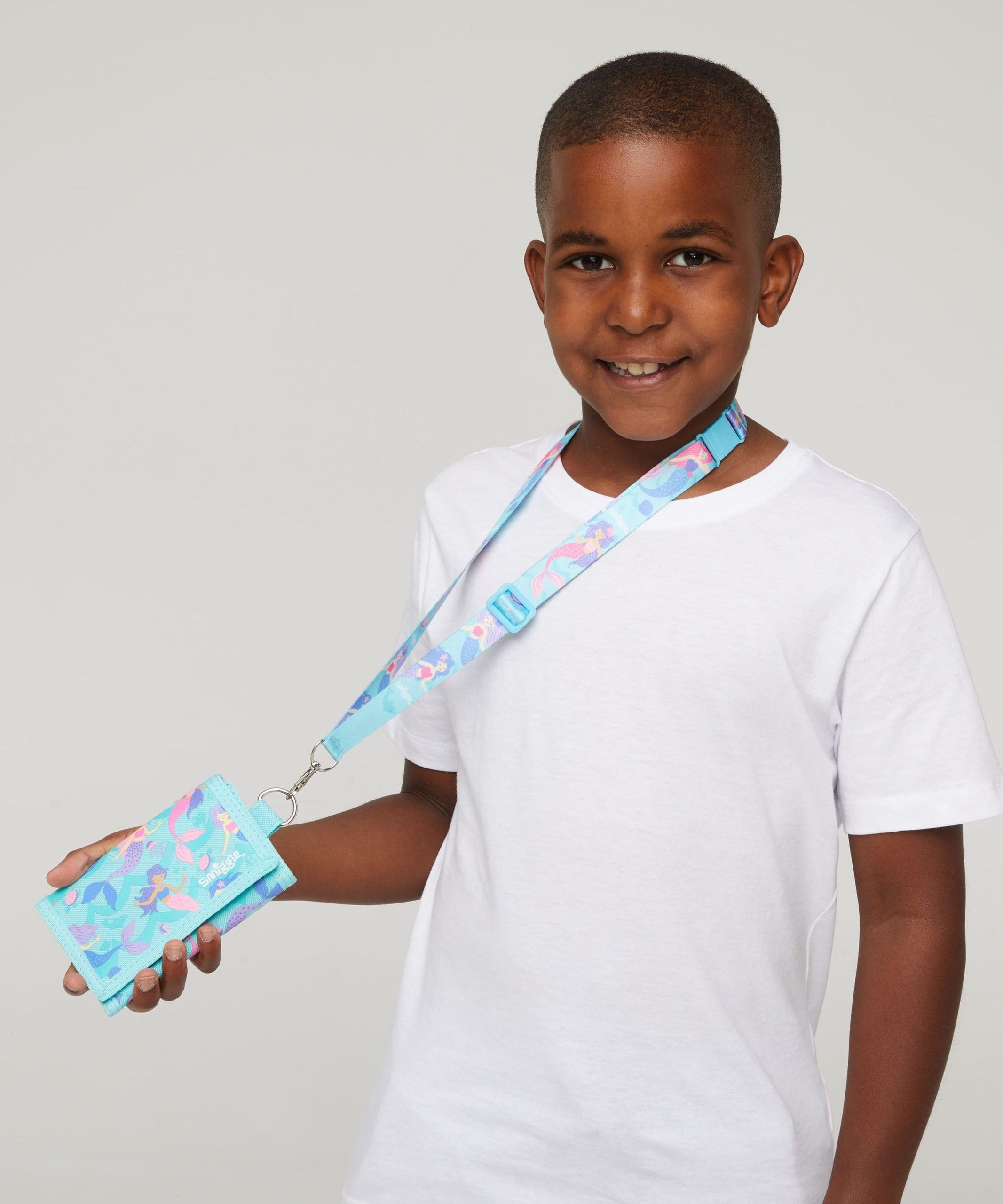 Smiggle - Vibin İpli Çocuk Cüzdanı-Dinossi