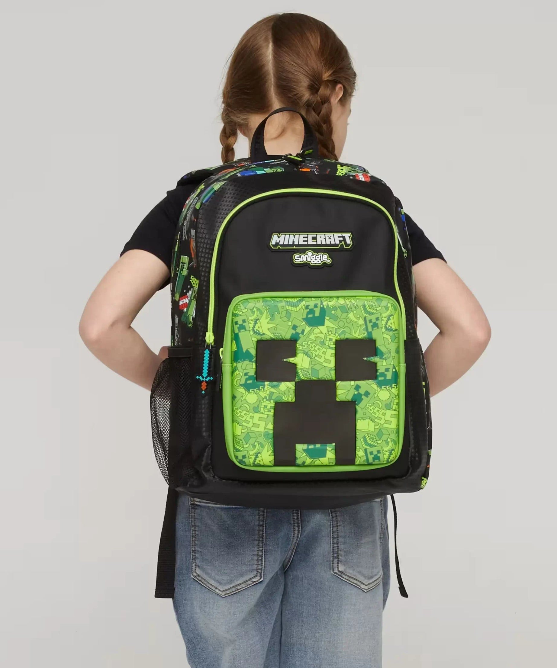 Smiggle - Minecraft 3lü Okul Çanta Seti-Dinossi