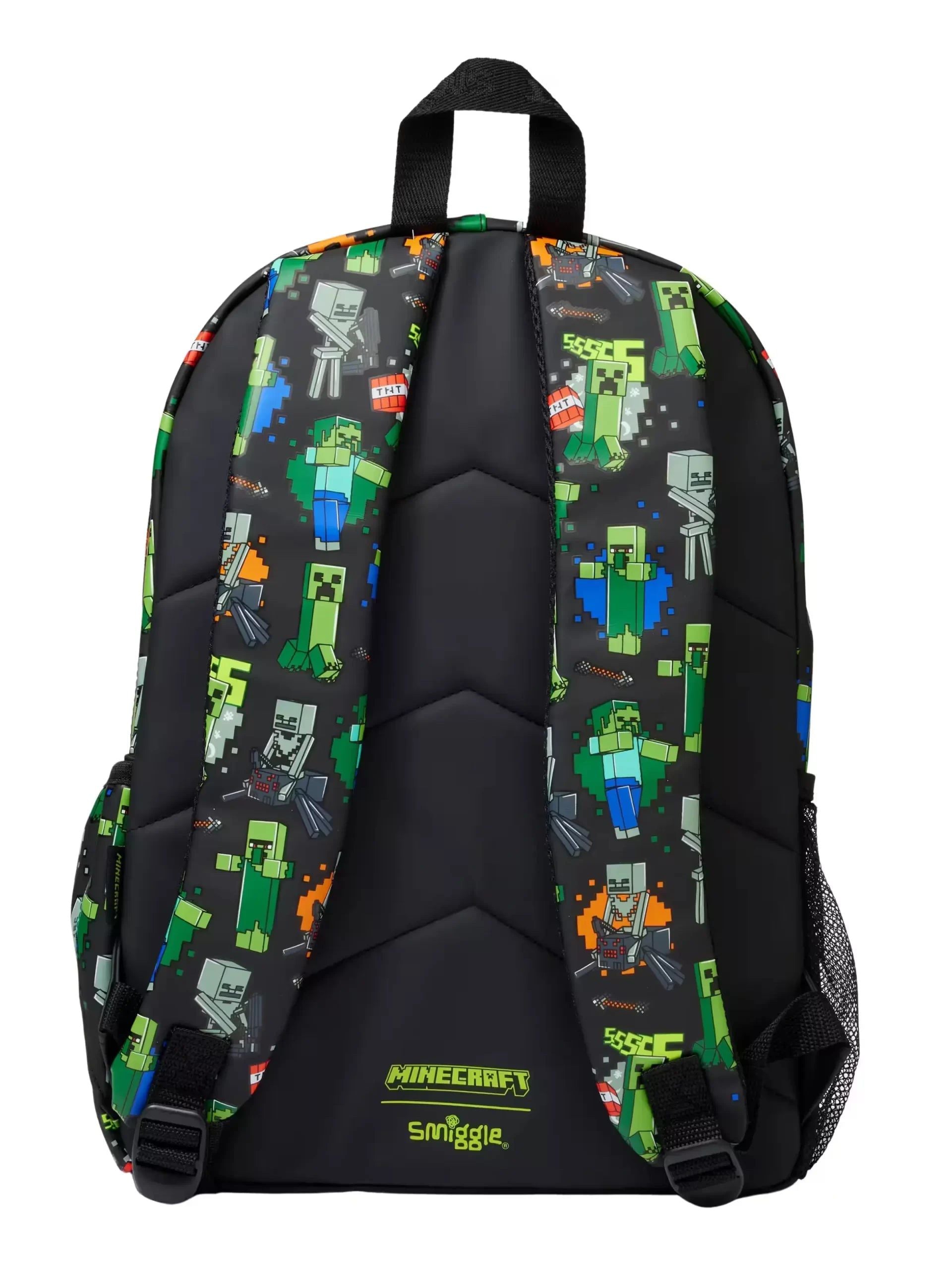 新品★マイクラ × smiggle リュック ☆マインクラフト クリーパー柄 Smiggle - Minecraft クラシック バックパック - Dinossi
