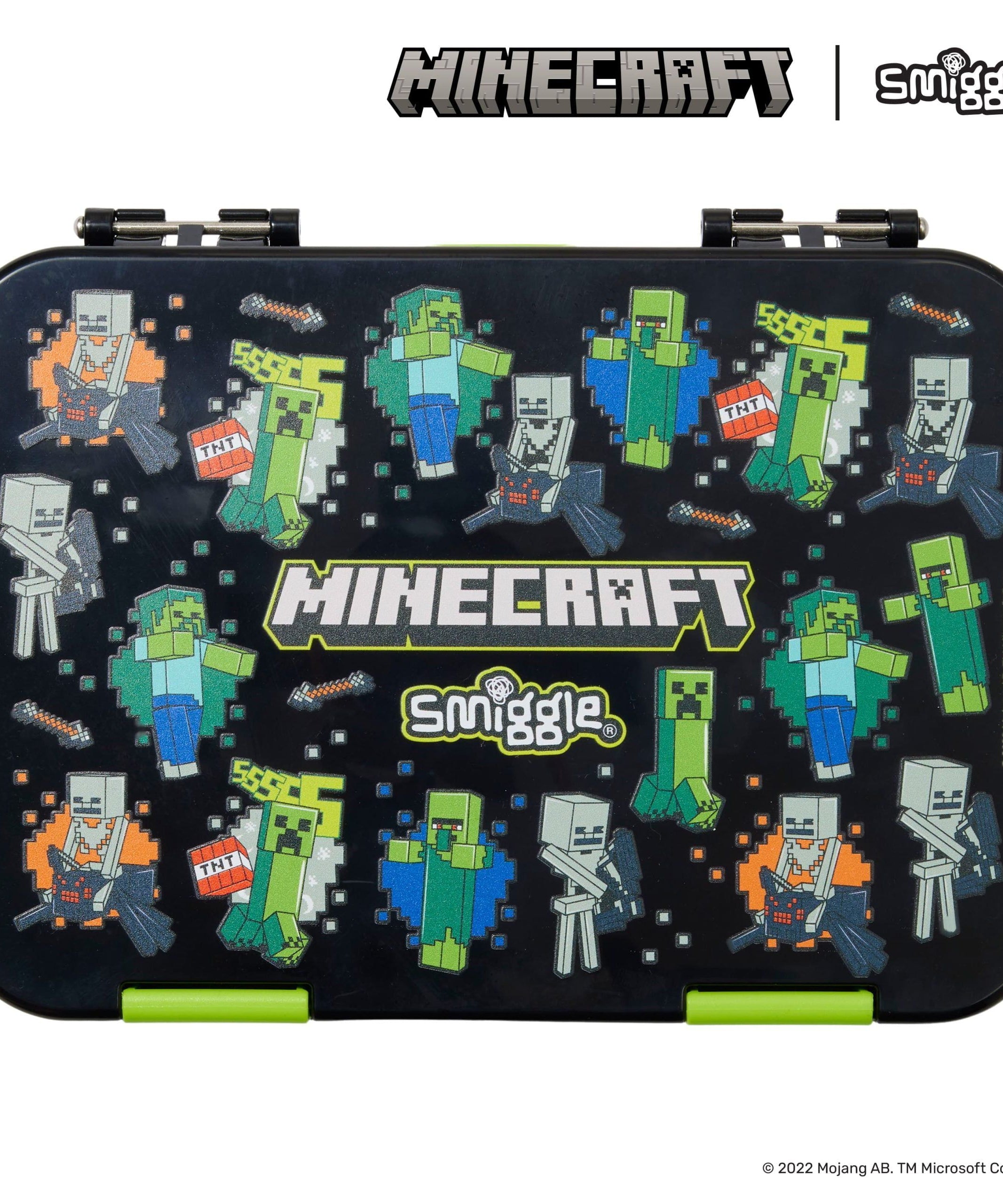 Smiggle - Minecraft Orta Boy Bento Yemek Kutusu-Dinossi